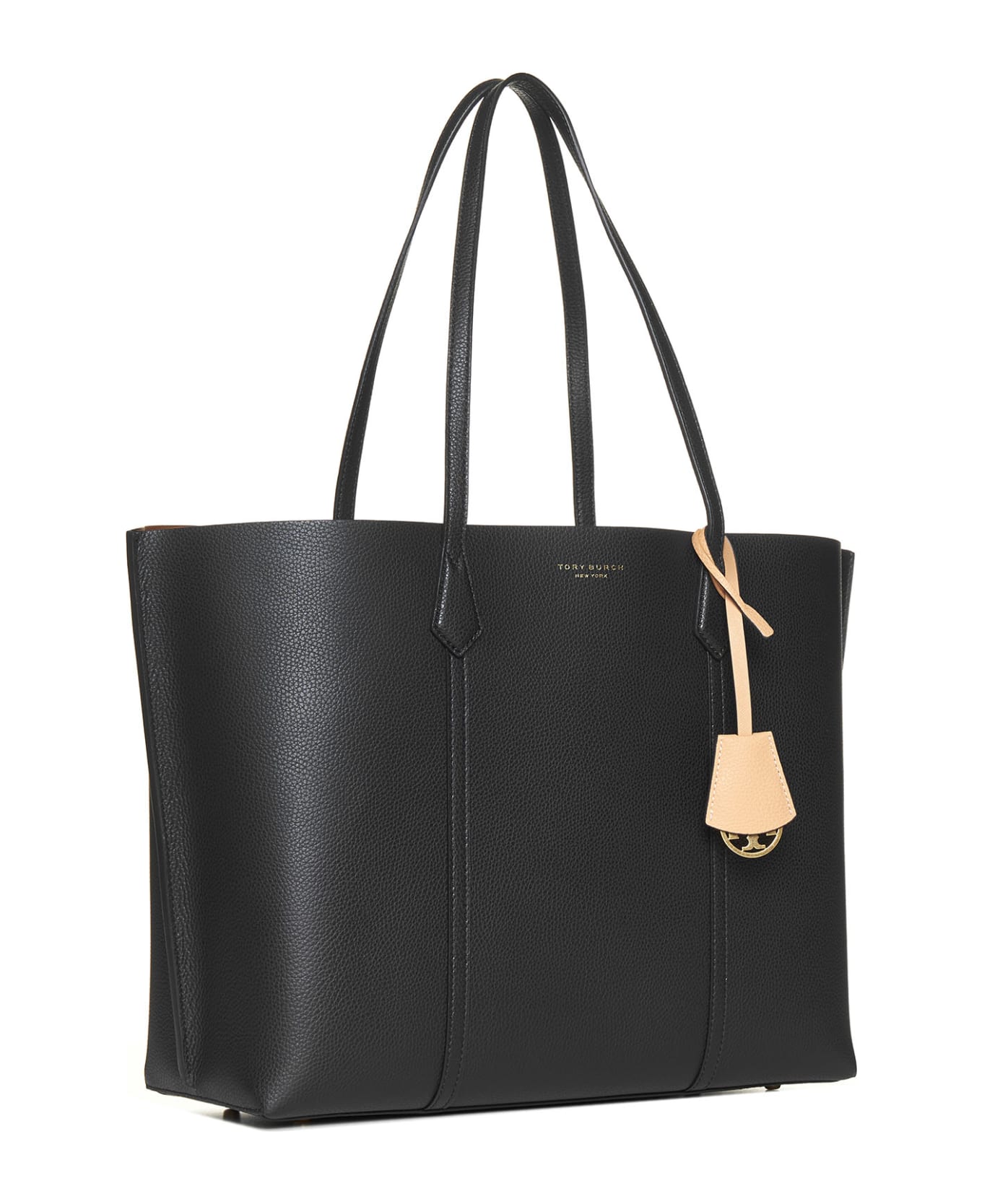 Tory Burch Perry Triple Compartment Tote Bag - black トートバッグ