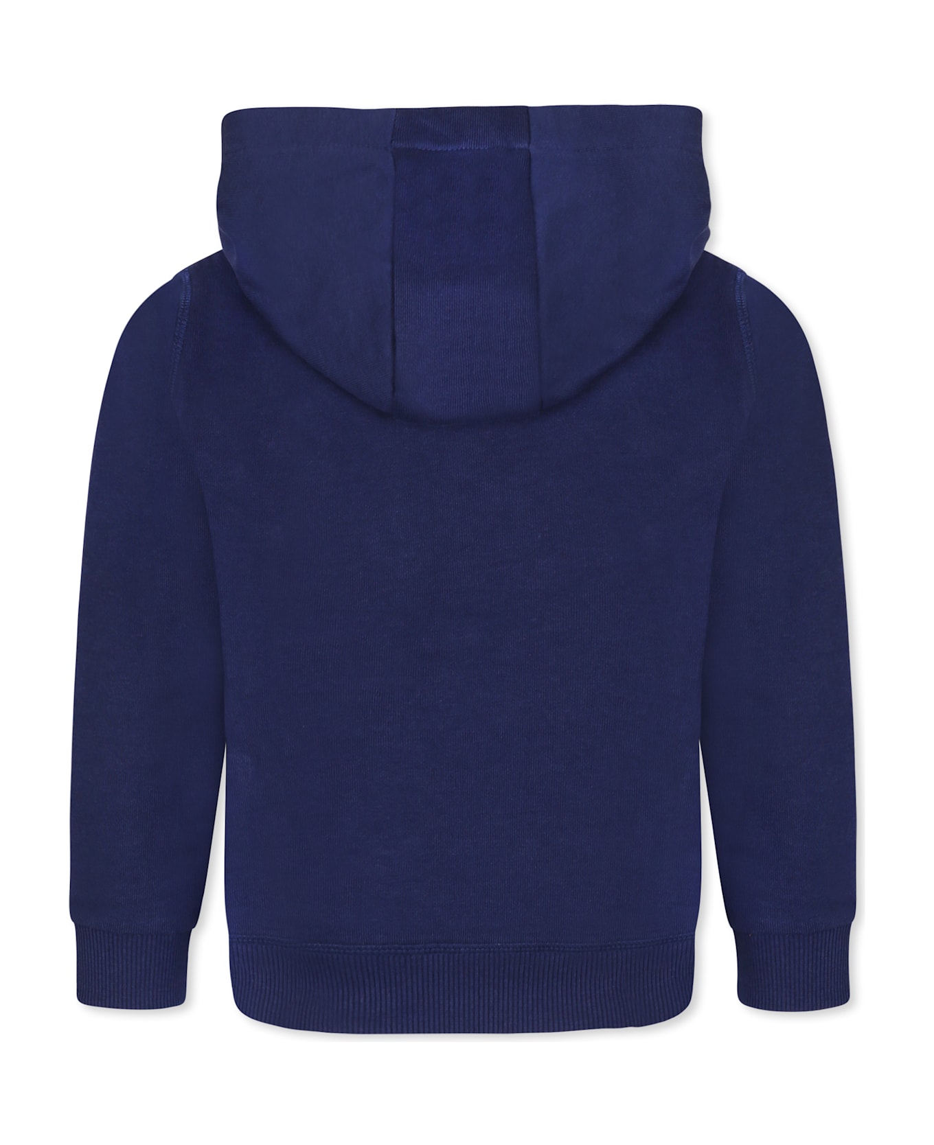 Hugo Boss Blue Sweatshirt For Boy With Logo - Blue