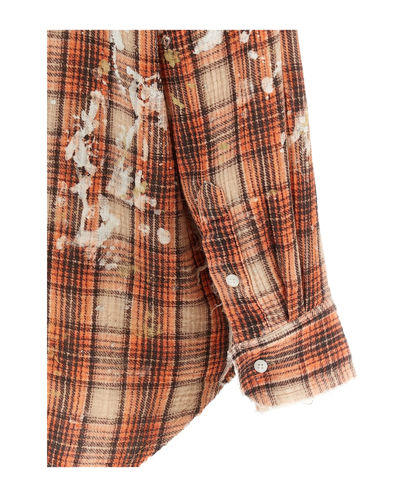 R13 Plaid Motif Shirt - Multicolor