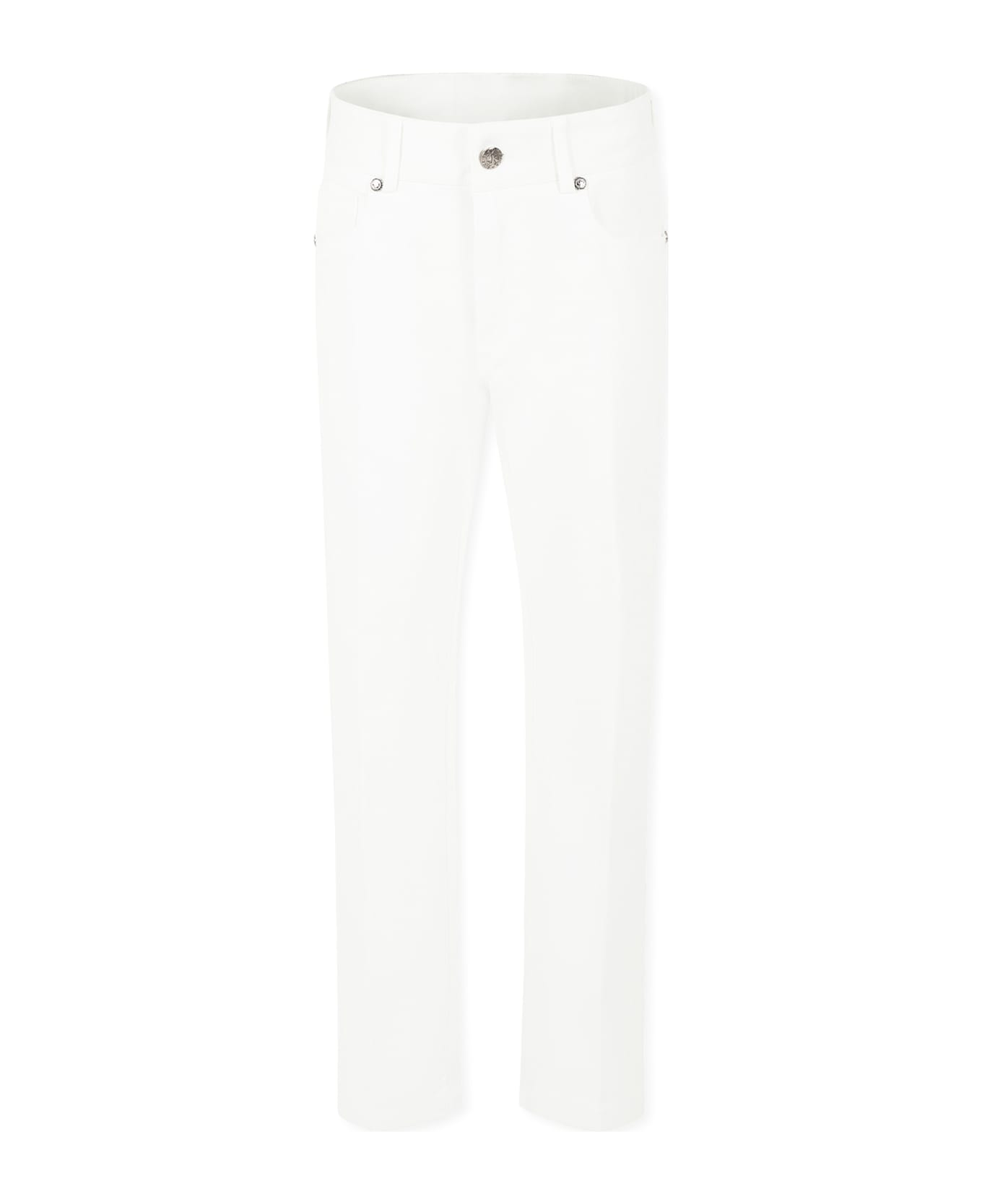 Richmond White Jeans For Boy - White