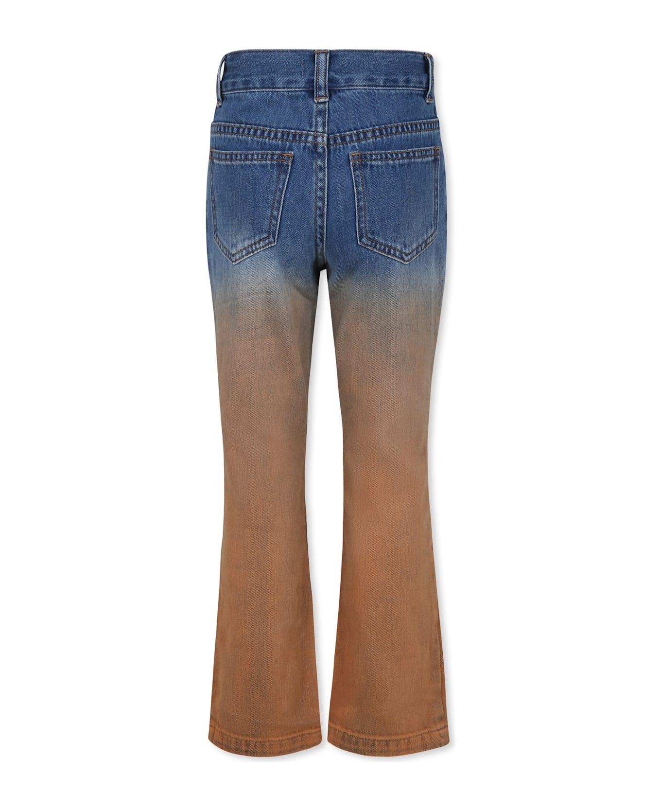 Pinko Denim Jeans For Girl With Logo - Denim