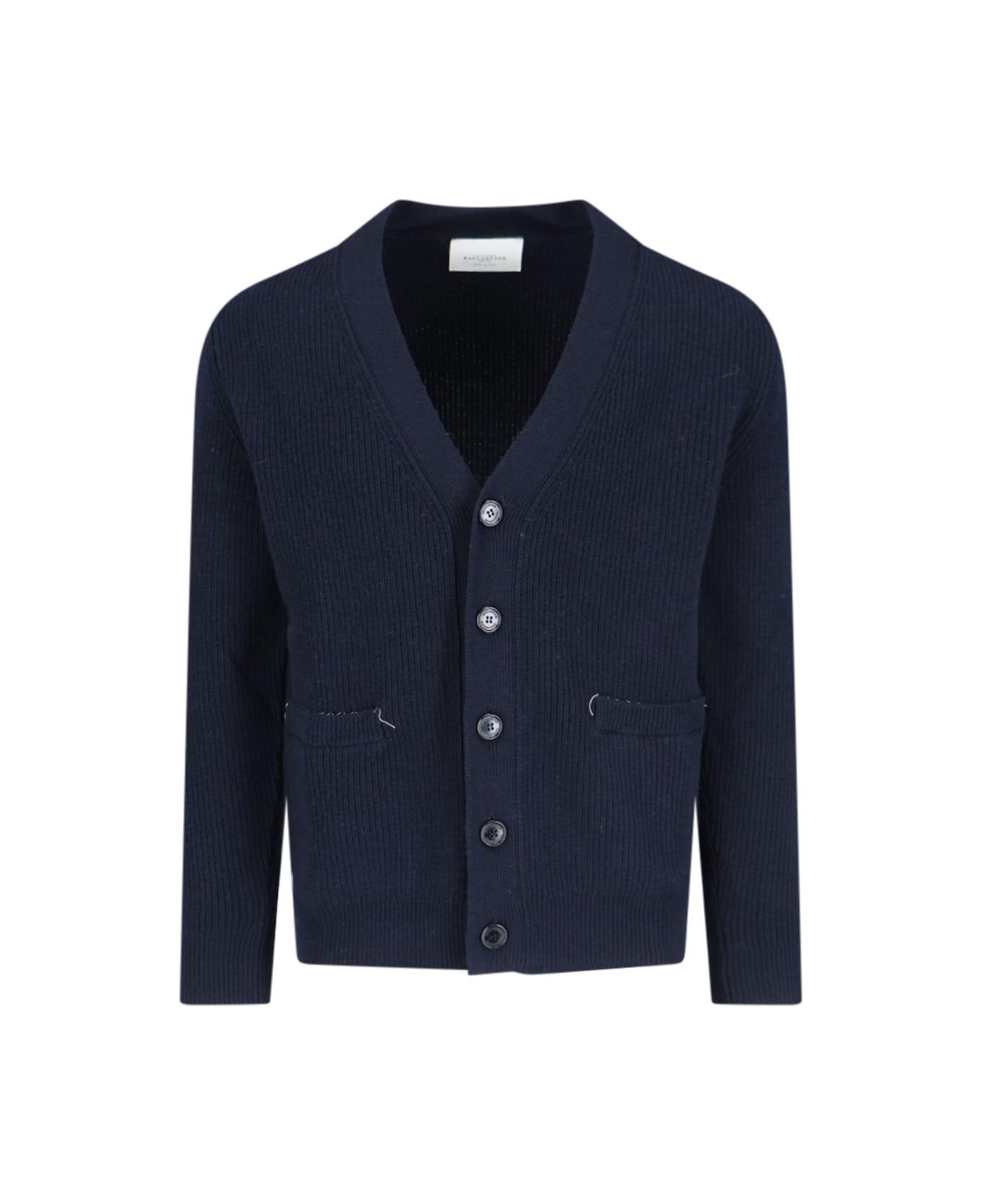 Ballantyne V-neck Cardigan - Blue