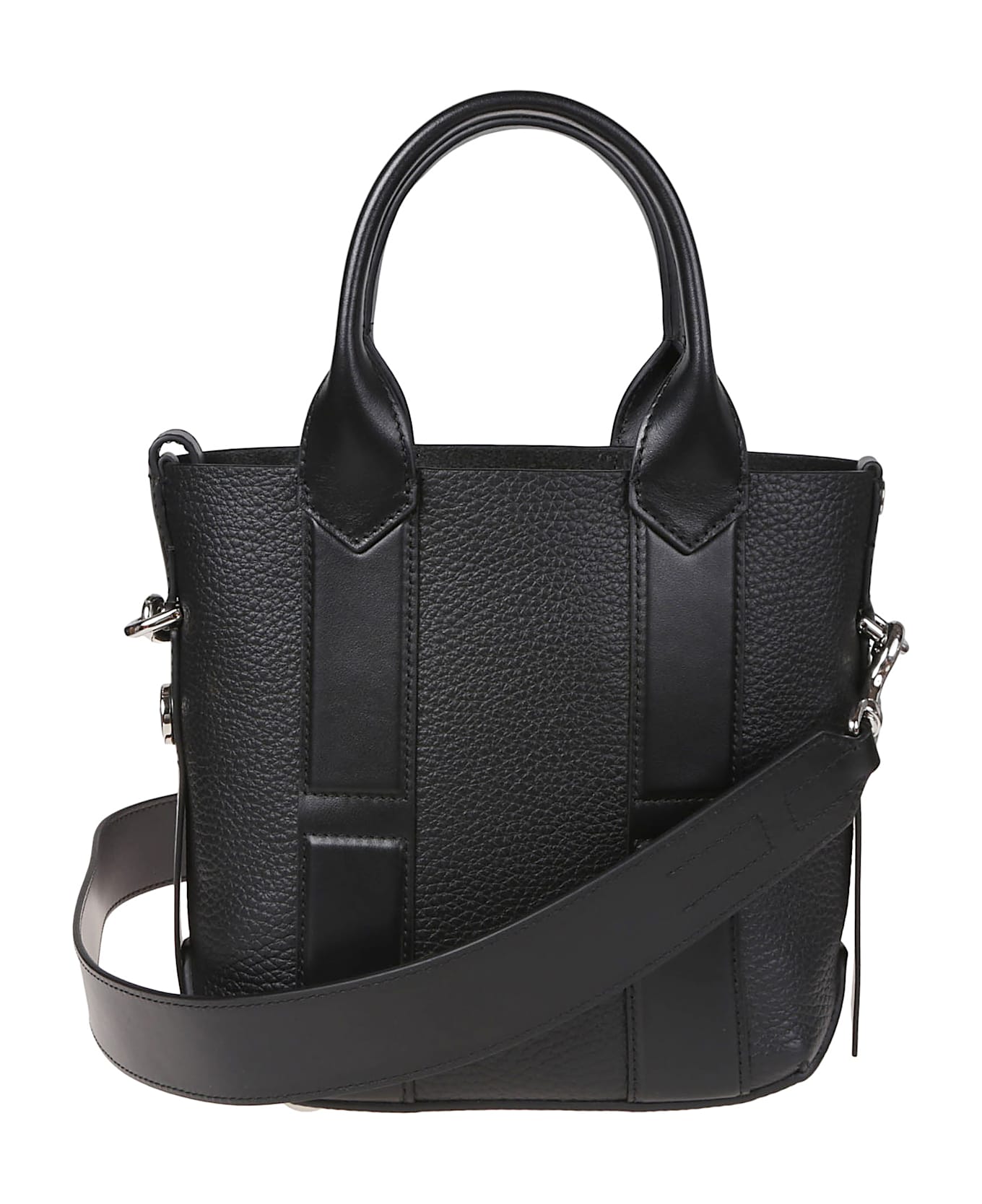 Hogan Small Script Shopping Bag - Nero
