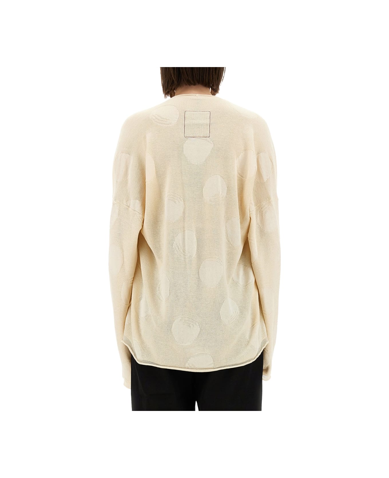 Uma Wang Shirt With Polka Dot Pattern - IVORY