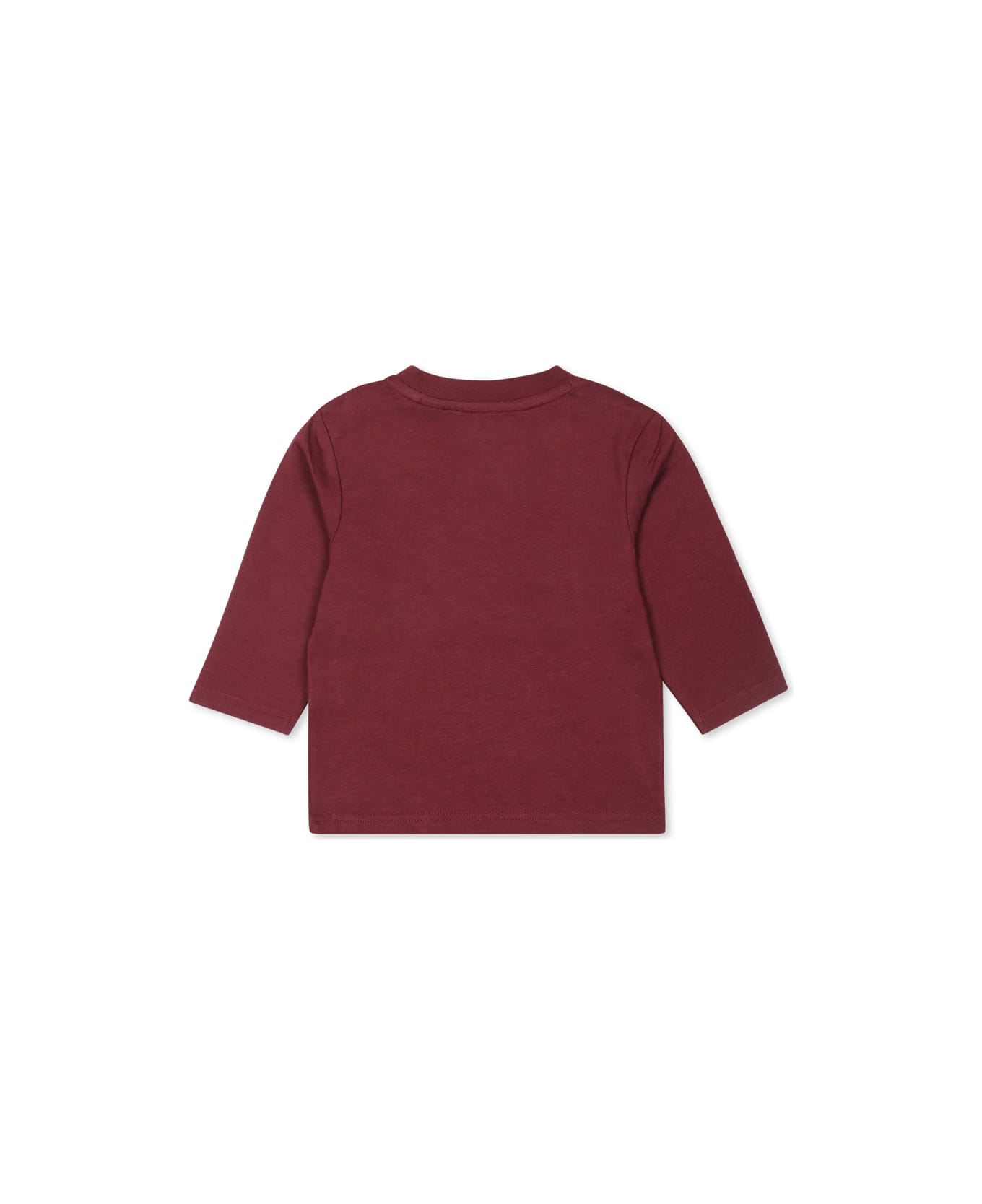 Timberland Burgundy T-shirt For Baby Boy With Tree Print - Bordeaux