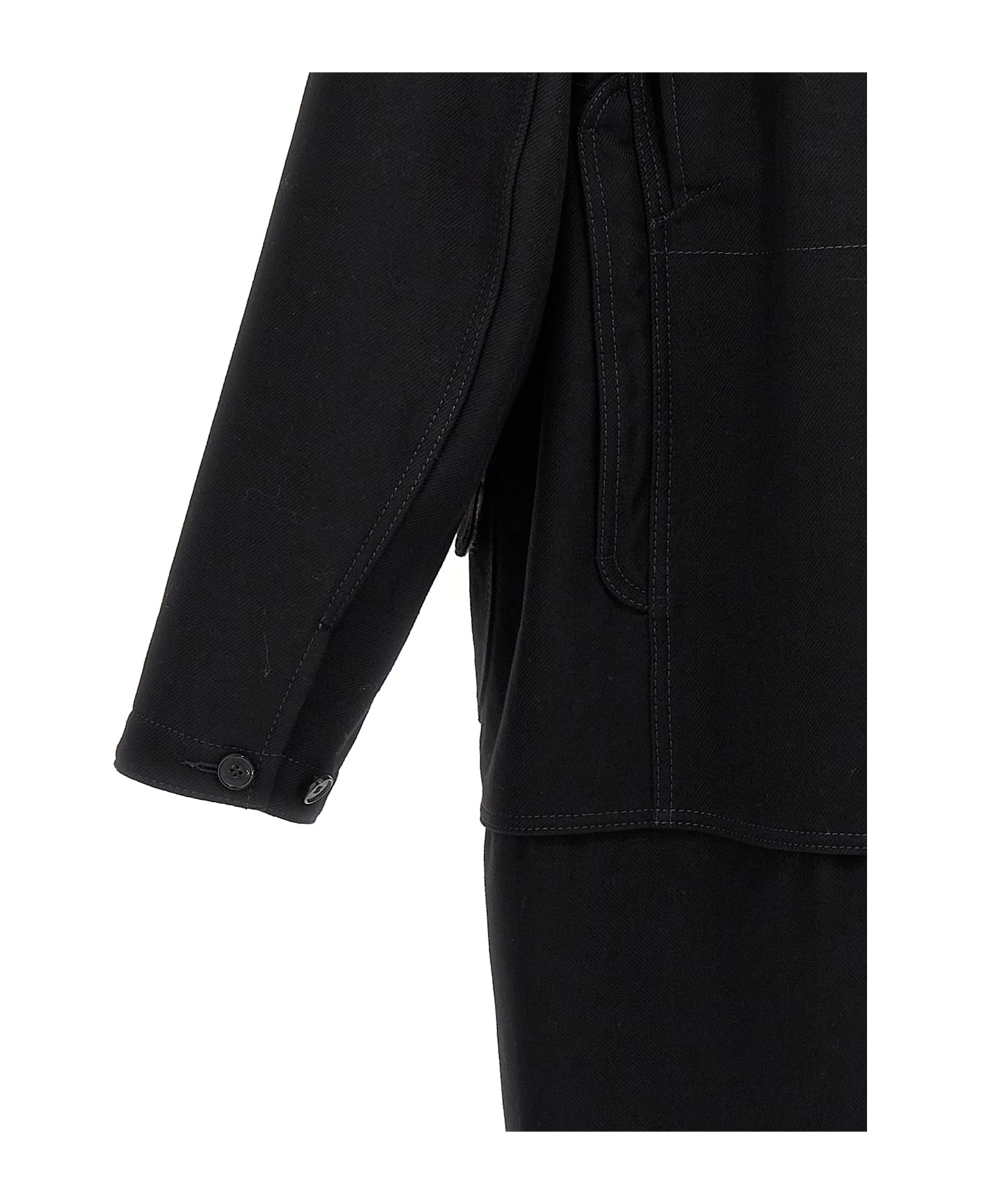 Maison Margiela Single-breasted Coat - BLACK コート