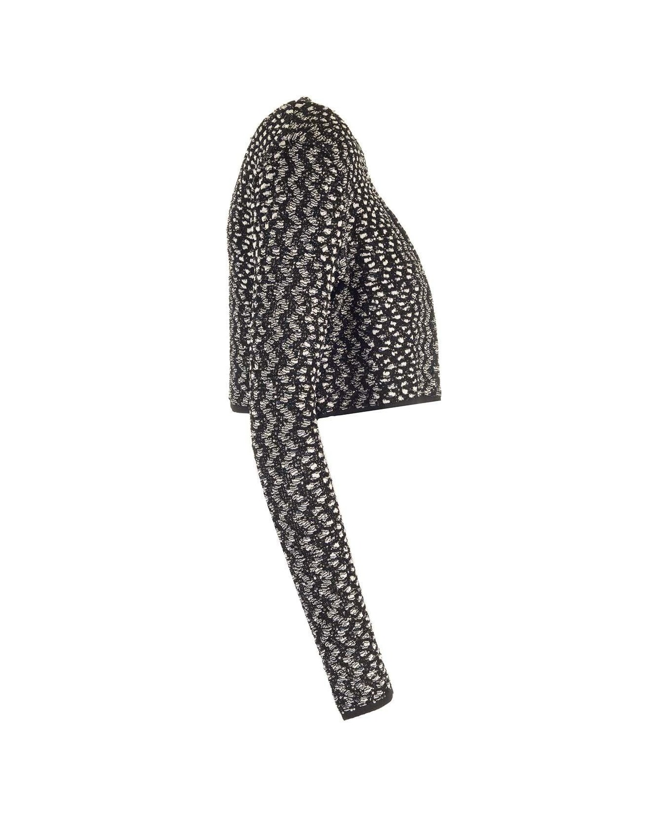 Missoni Cropped Cardigan - Black