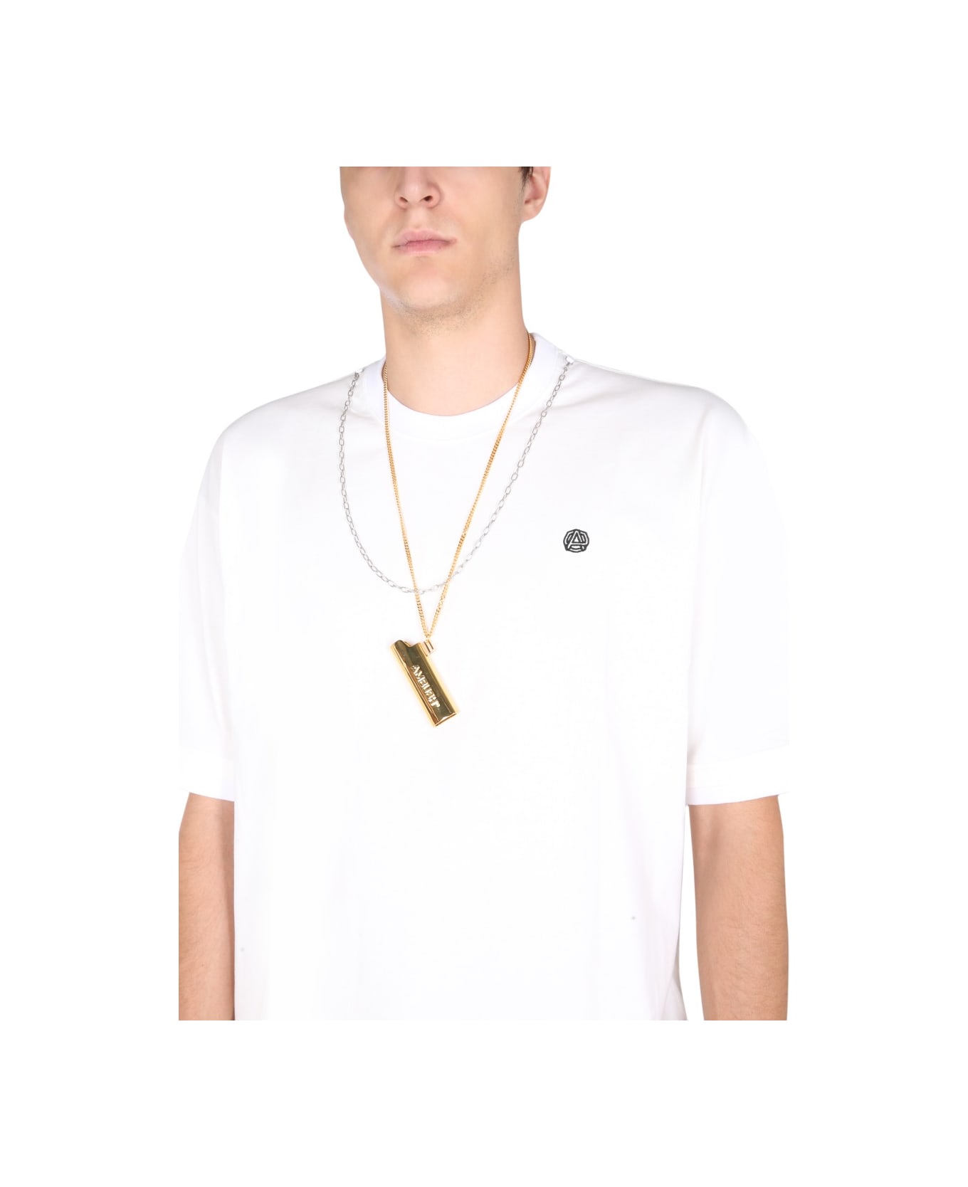 AMBUSH Chain Neck T-shirt - WHITE シャツ