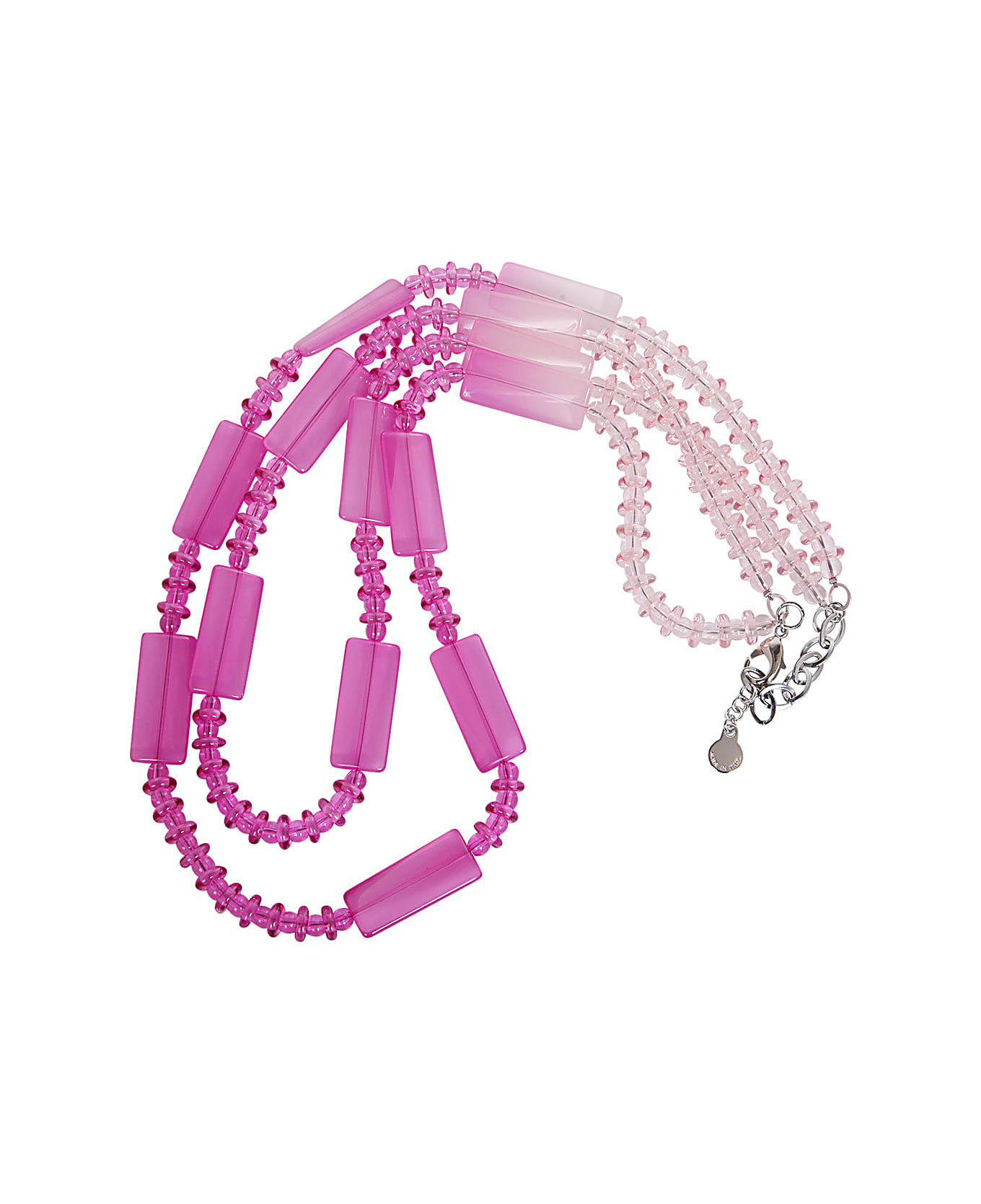 Emporio Armani Geometrical Necklace - Pink Purple