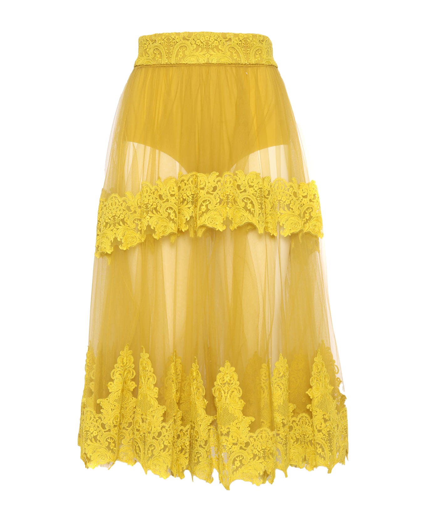 Elisabetta Franchi Skirt - YELLOW