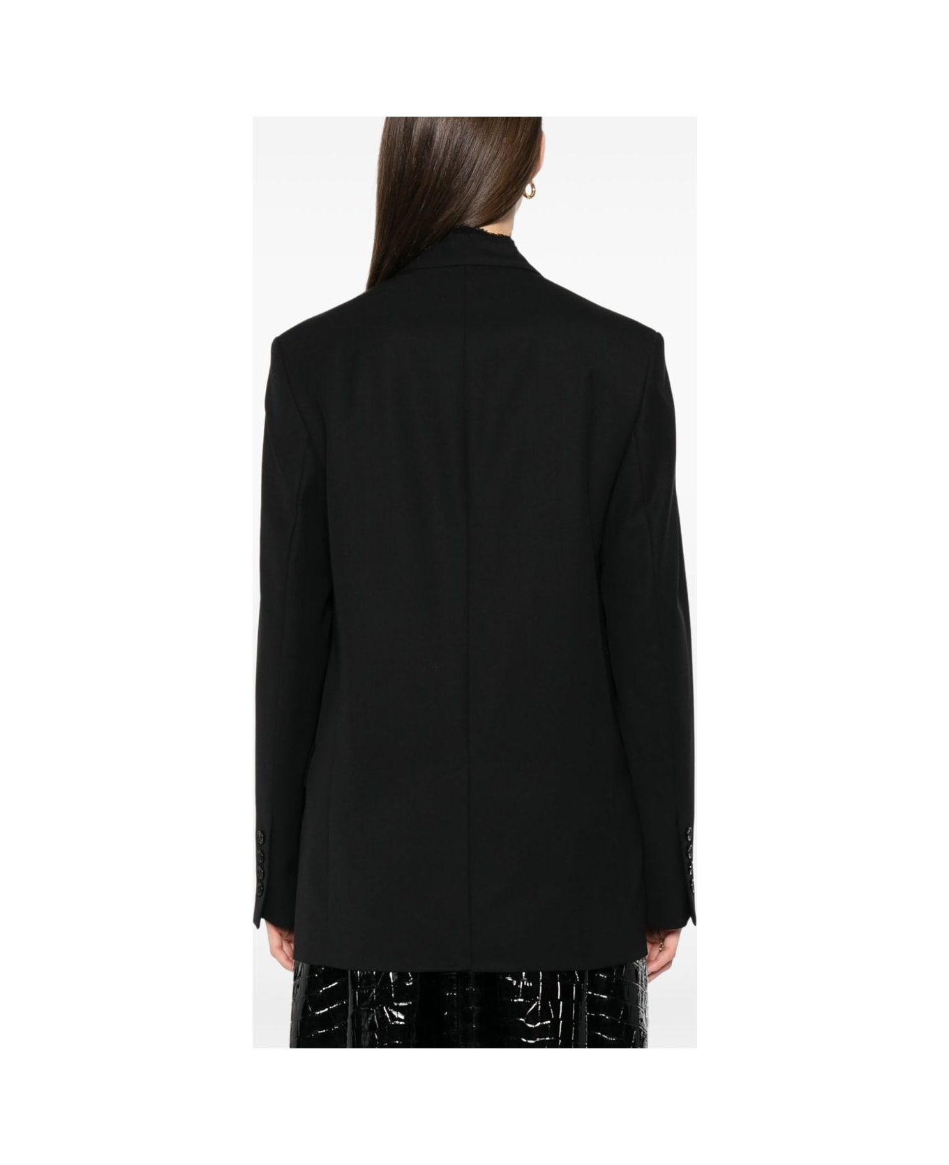 Totême Wool Single-breasted Jacket - Black