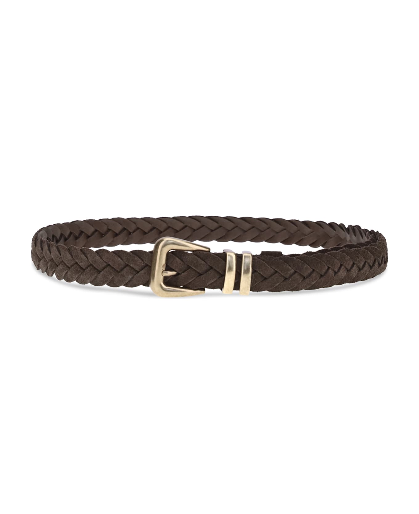 Brunello Cucinelli Leather Woven Belt