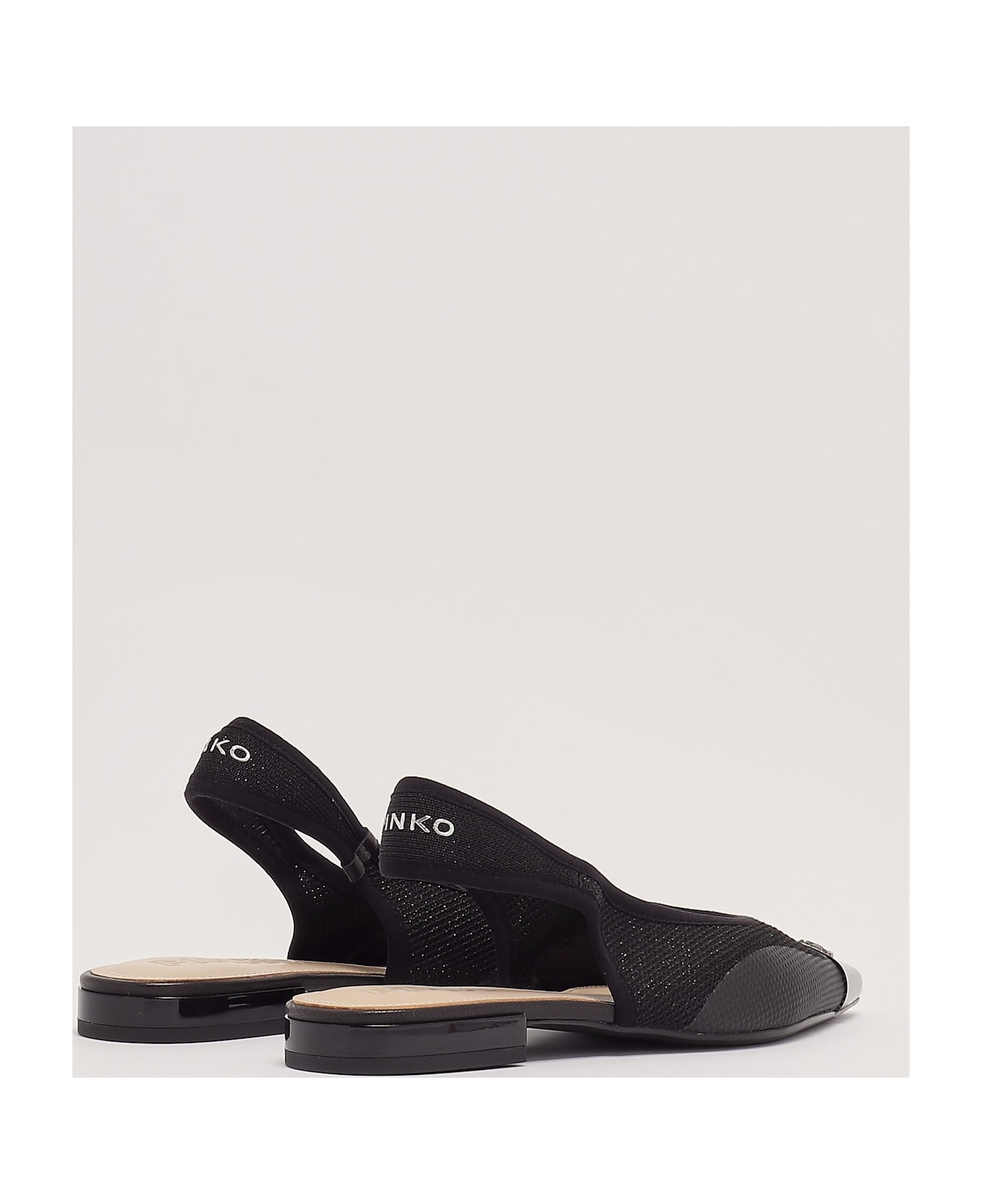 Pinko Gianira 14 Flat Shoes - NERO フラットシューズ