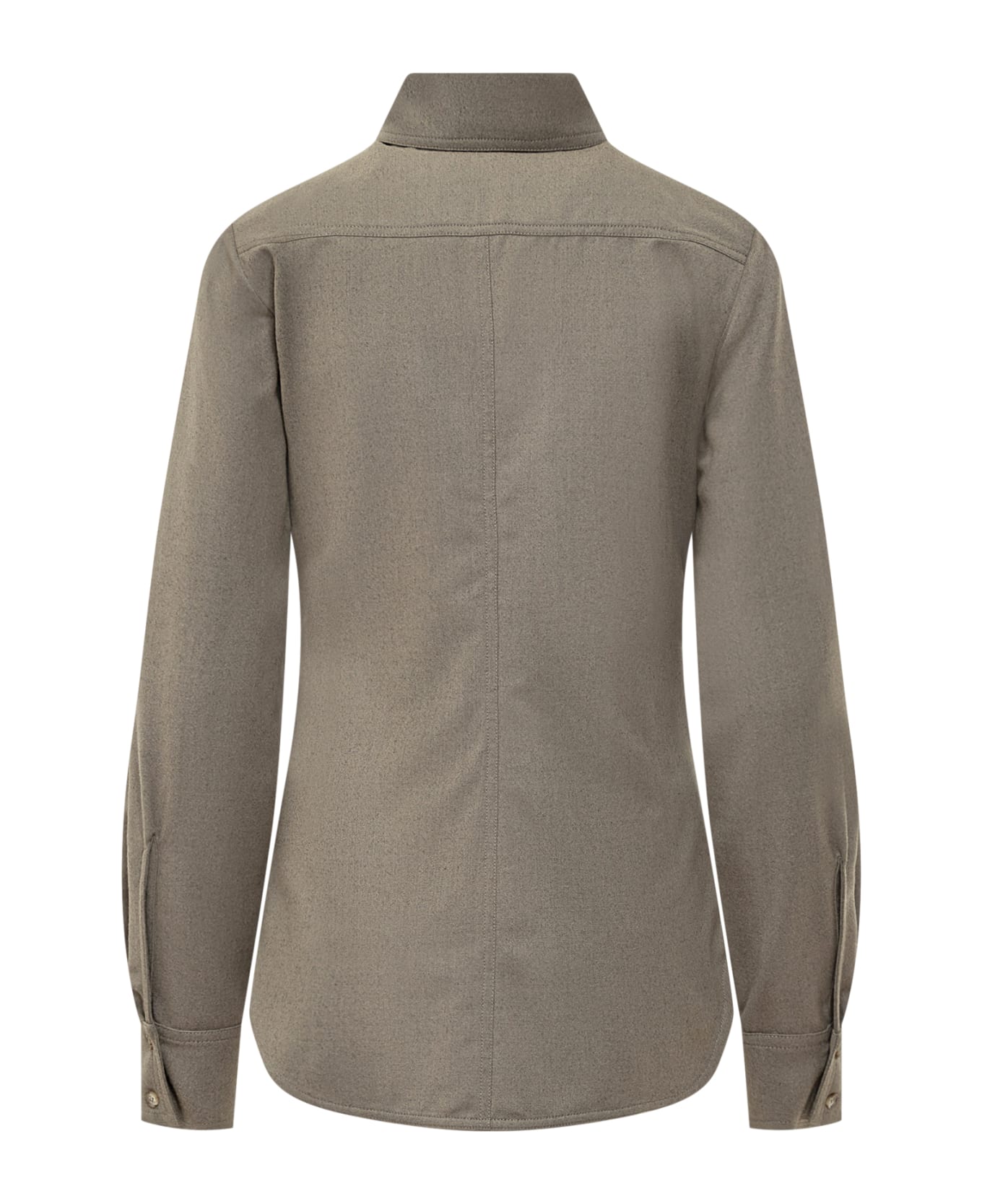 Stella McCartney Shirt With Buckles - LIGHT MOSS