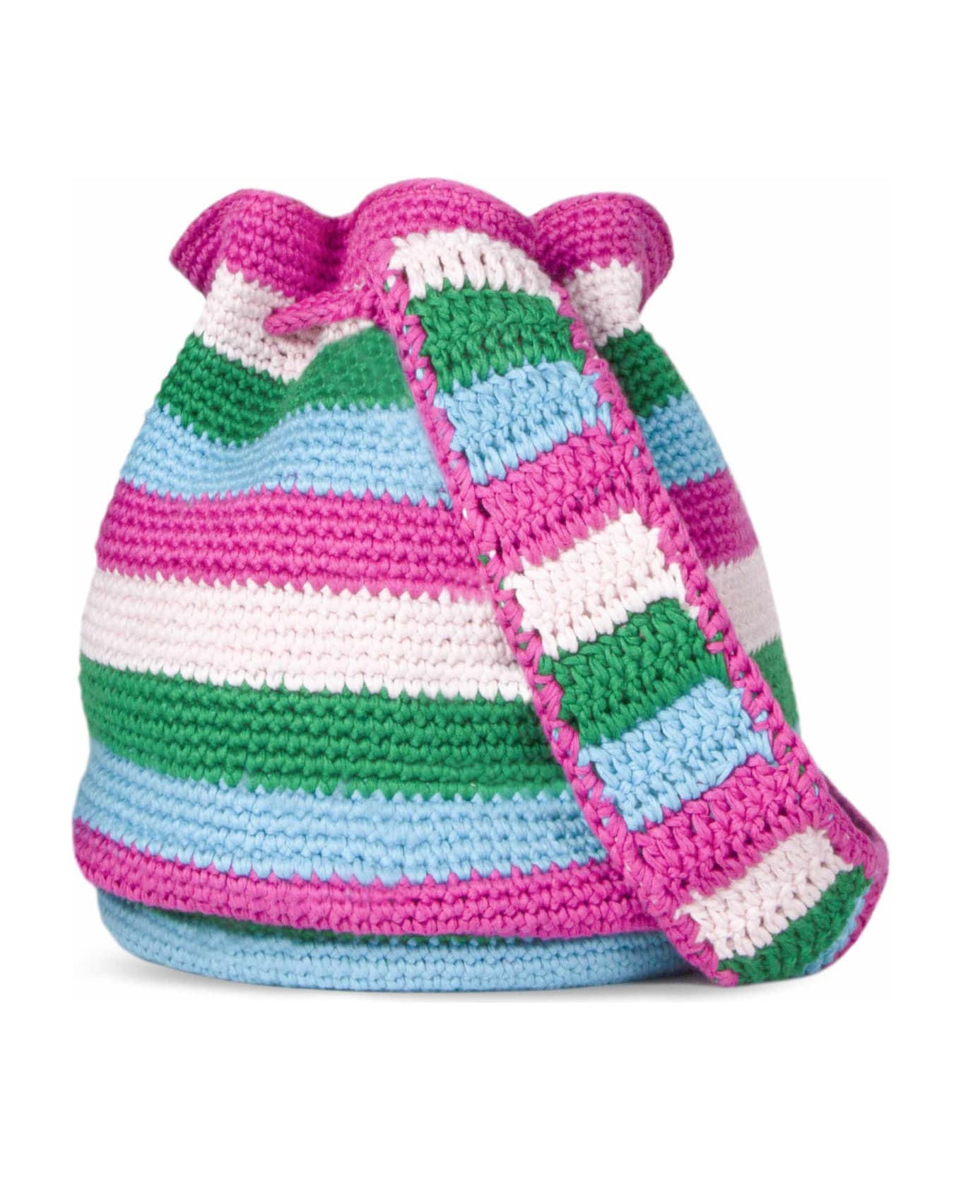 MC2 Saint Barth Handmade Crochet Bucket Bag - MULTICOLOR トートバッグ