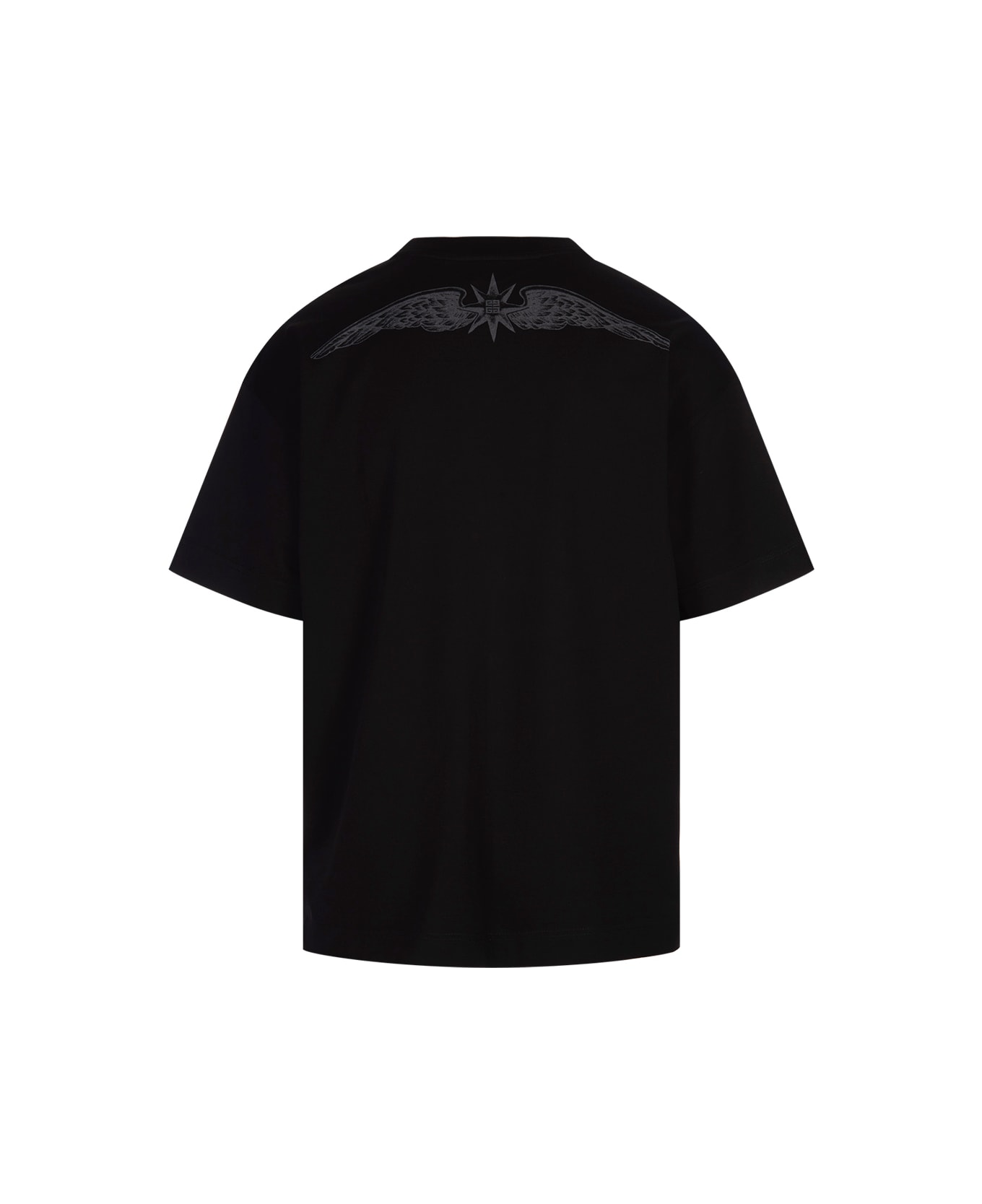 Givenchy Wings T-shirt In Black Cotton - Black