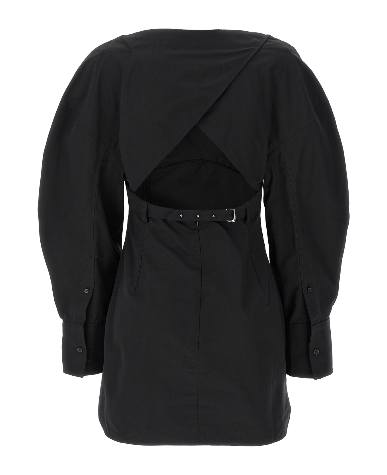 Jacquemus 'la Robe Chemise Casaco' Dress - Black  