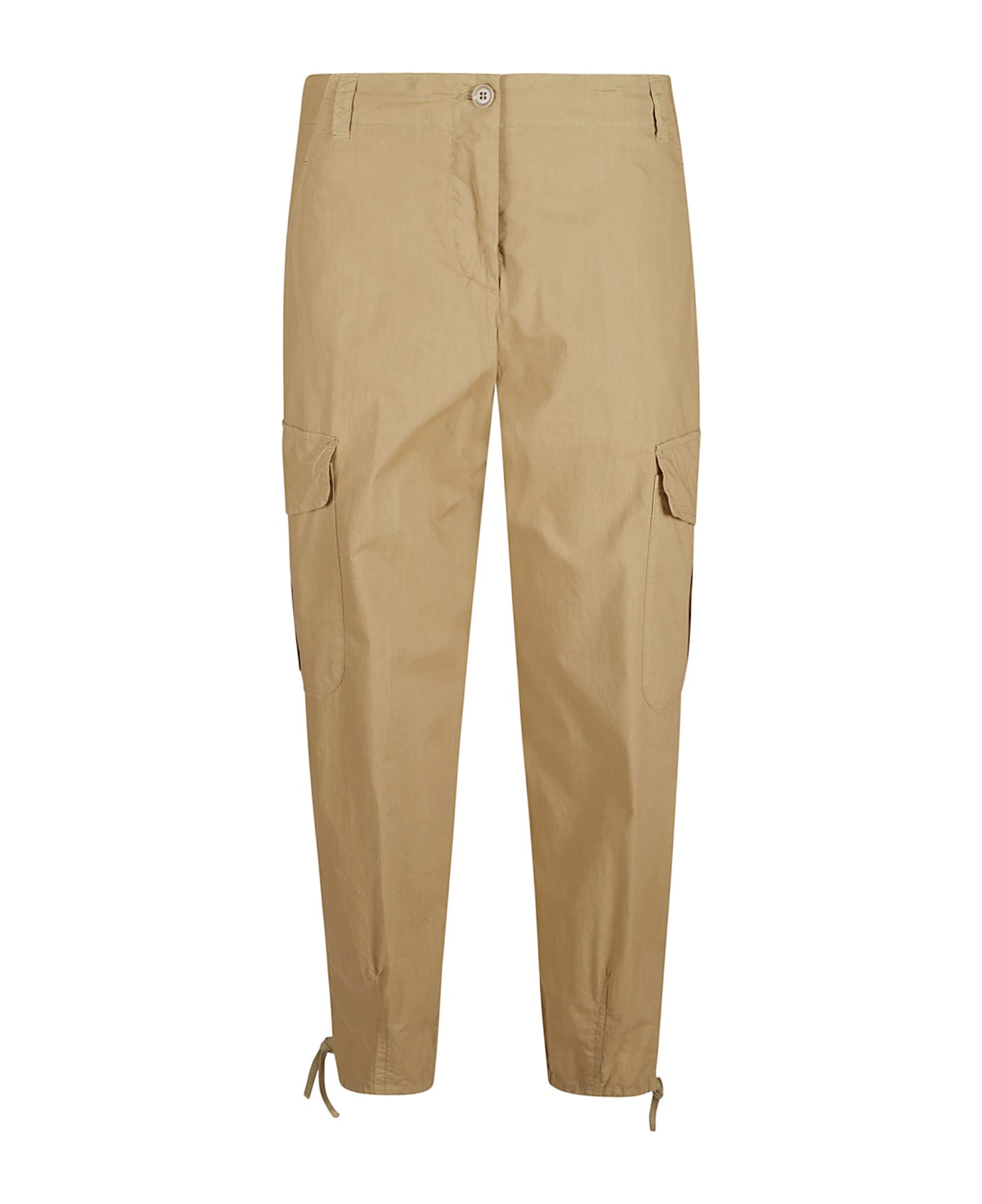 Aspesi Cargo Buttoned Trousers - Beige
