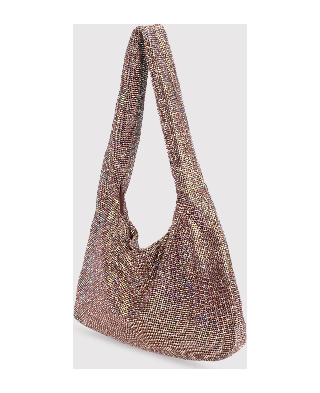 Kara Crystal Mesh Crystal-embellished Shoulder Bag