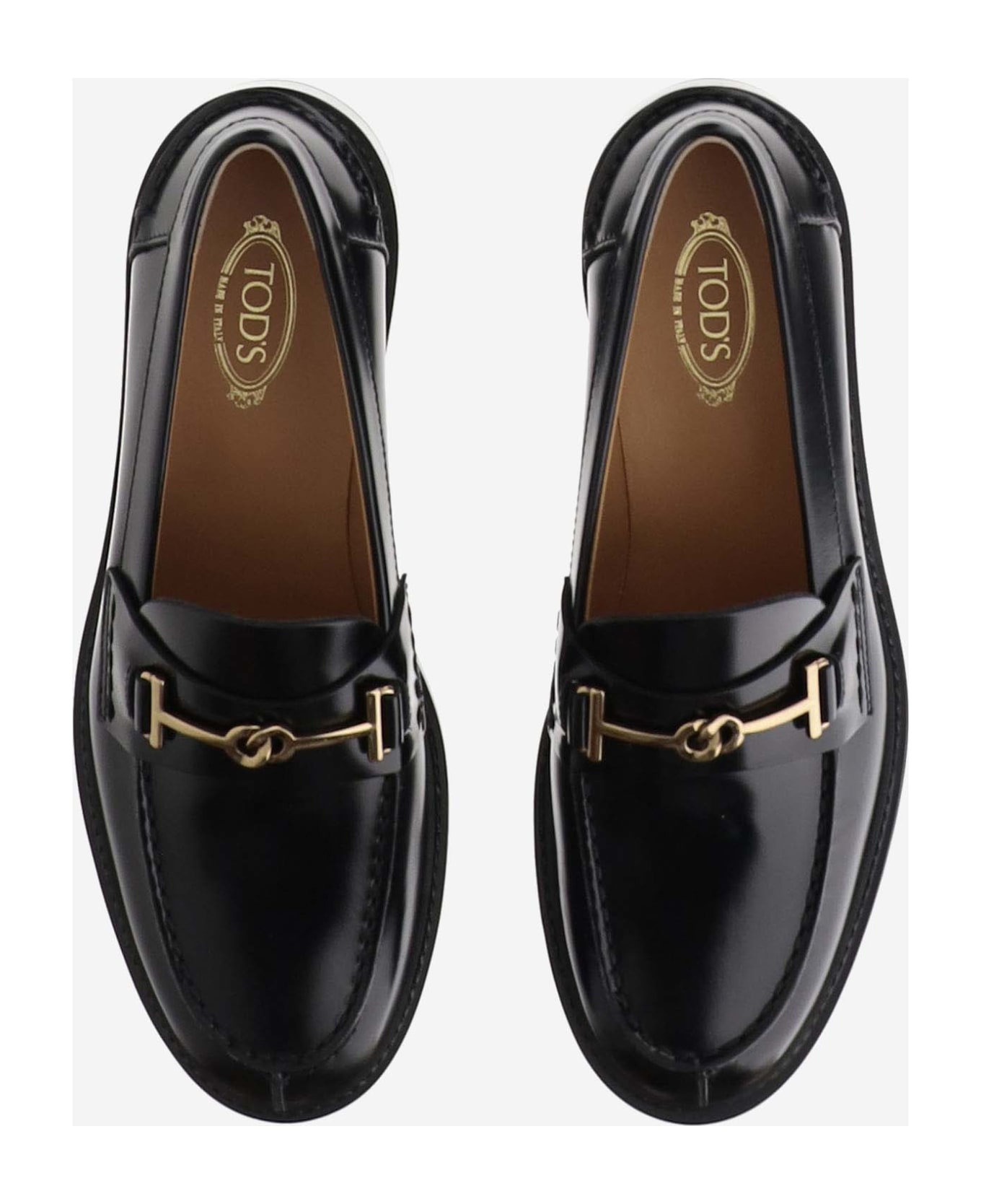 Tod's Leather Loafers - Black