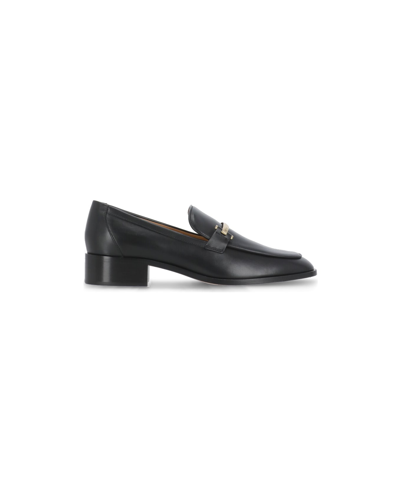 Tod's Leather Loafers - Black