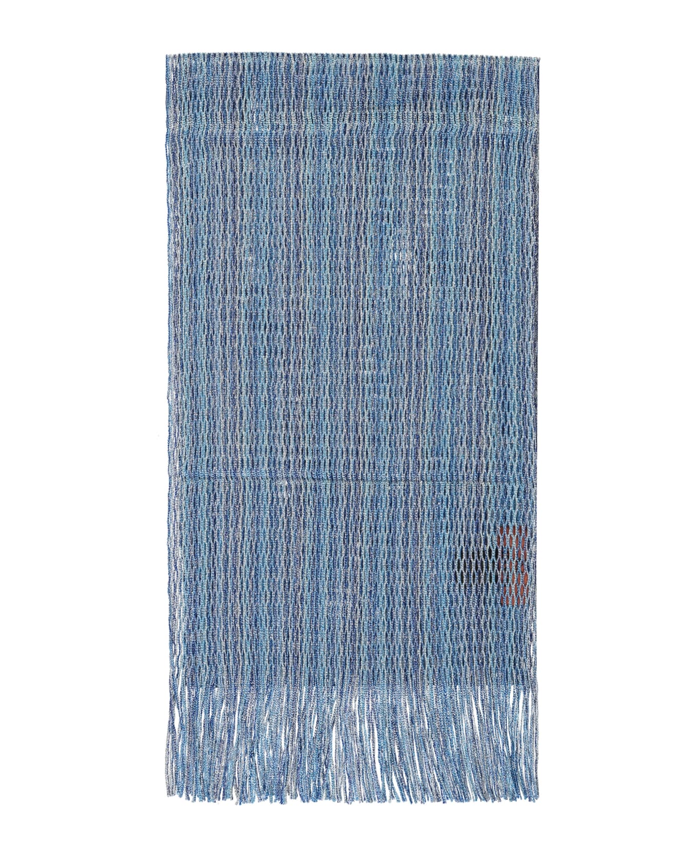 Missoni Fringed Scarf - blue スカーフ＆ストール