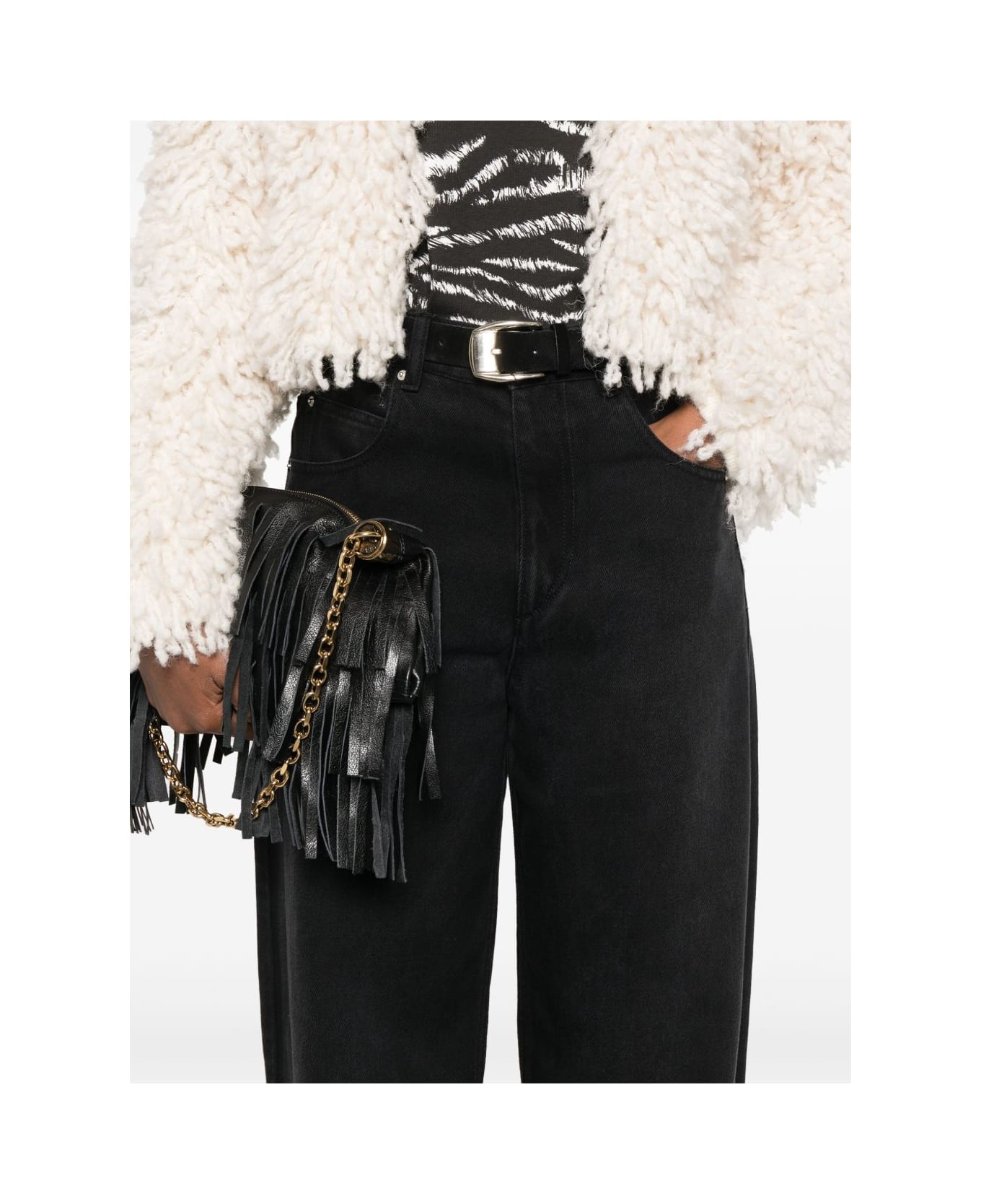 Isabel Marant - Jenny Straight Leg Jeans - BLACK
