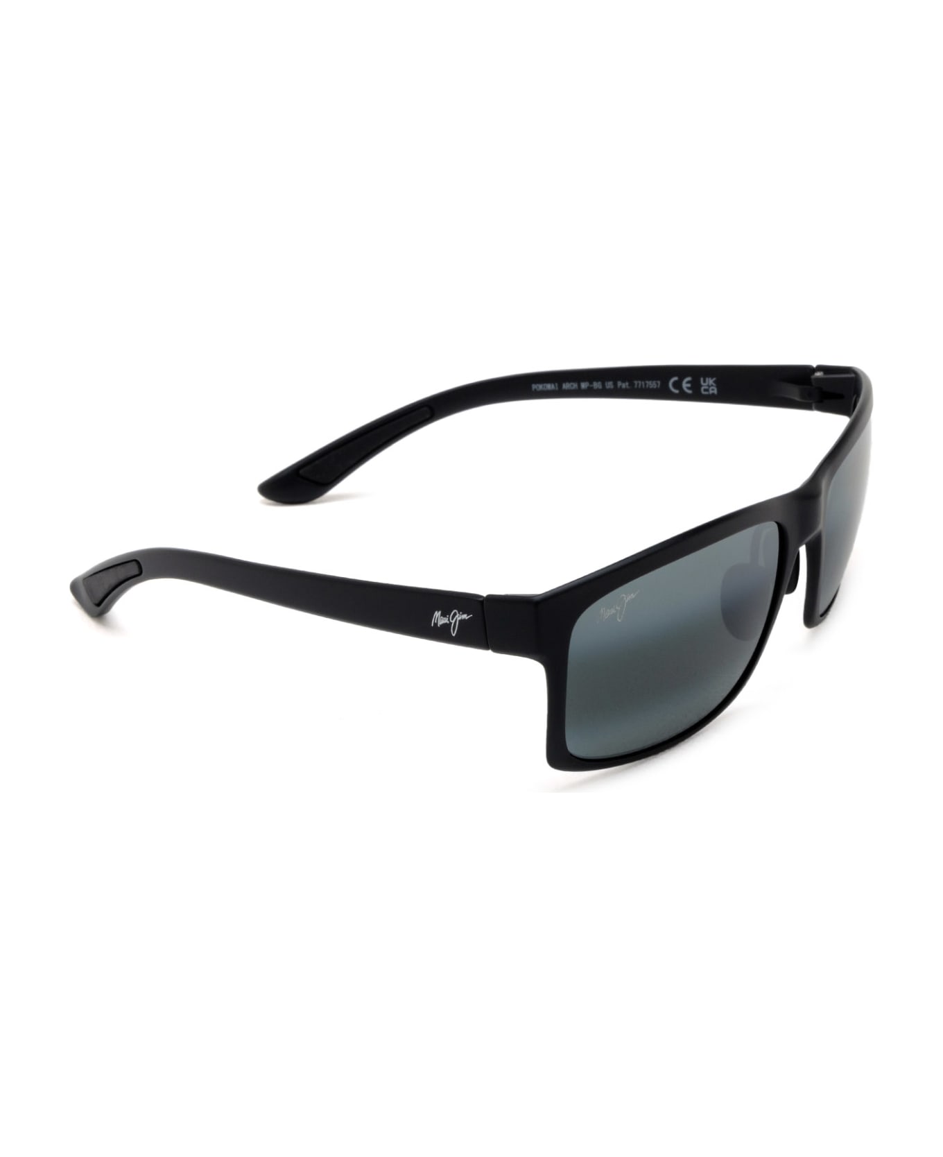 Maui Jim Mj439 Black Matte Sunglasses - Black Matte サングラス