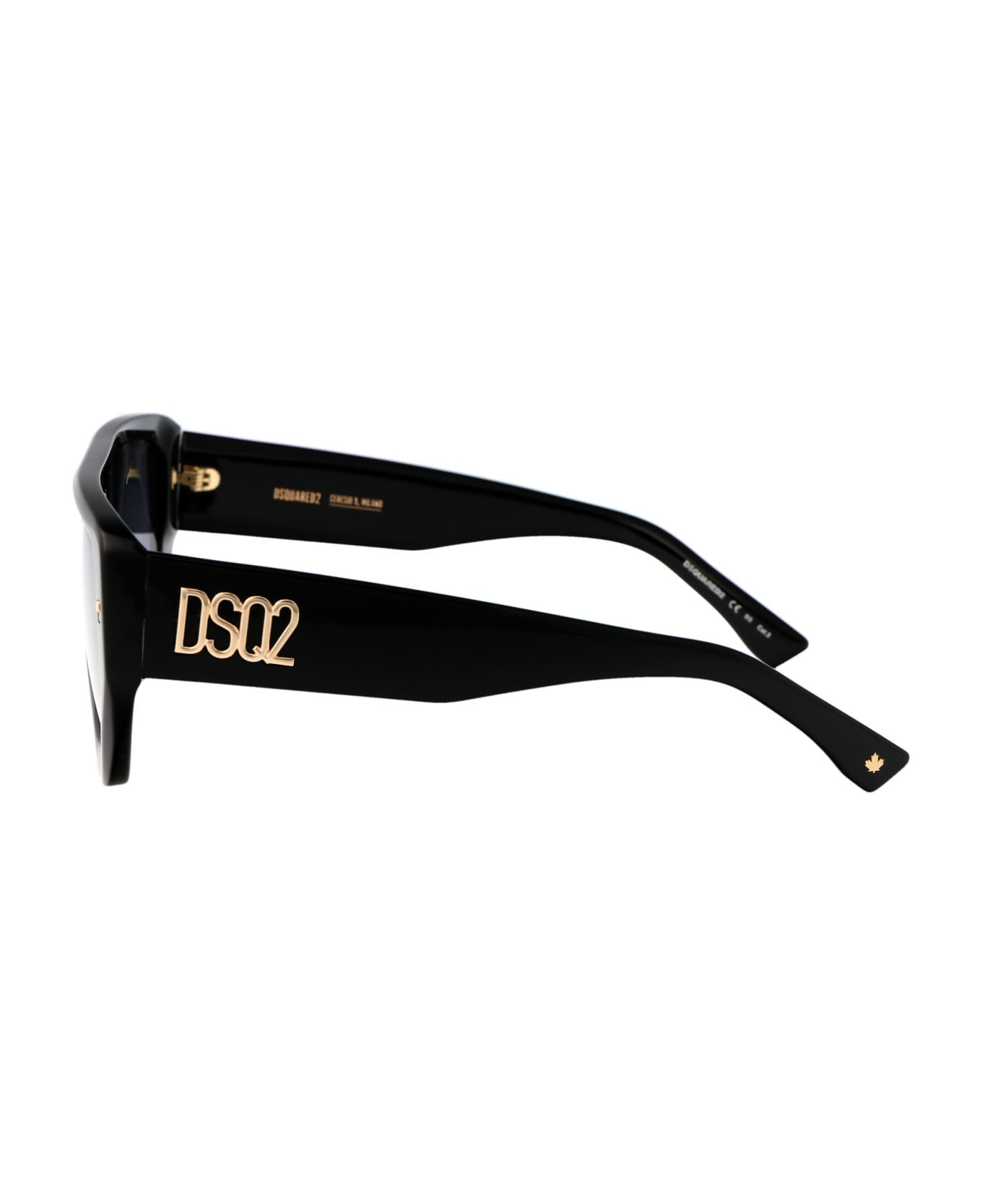 Dsquared2 Eyewear D2 0088/s Sunglasses - 2M29O BLACK GOLD サングラス