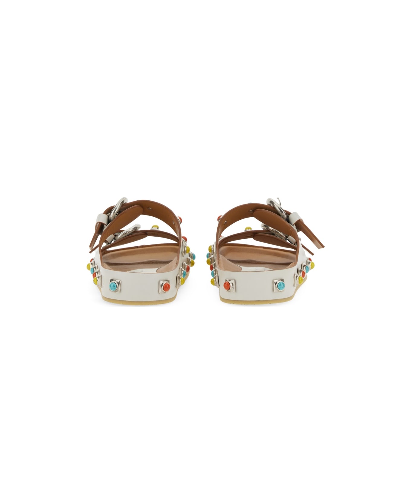Etro Crown Me Sandal - WHITE