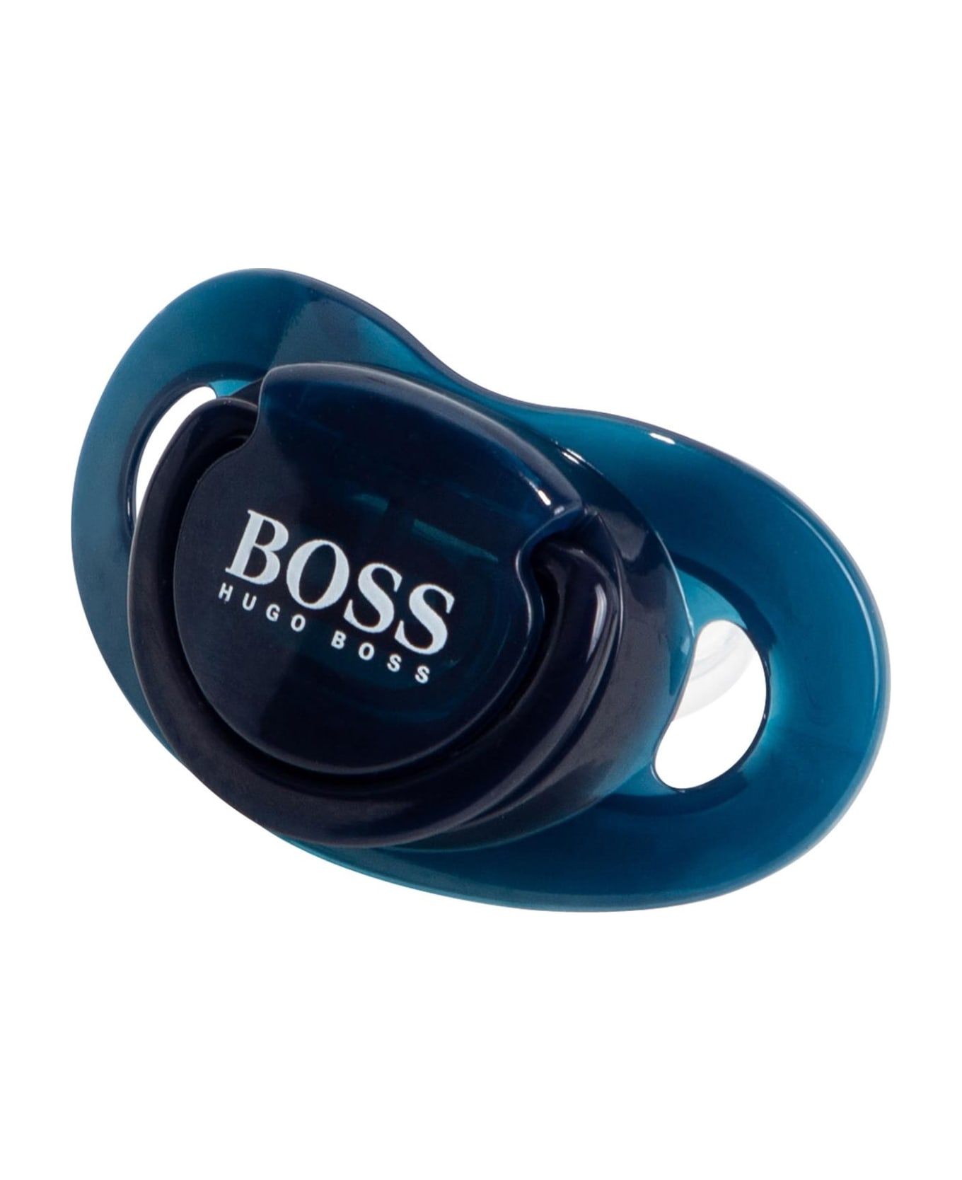 Hugo Boss Pacifier With Print - Blue アクセサリー＆ギフト