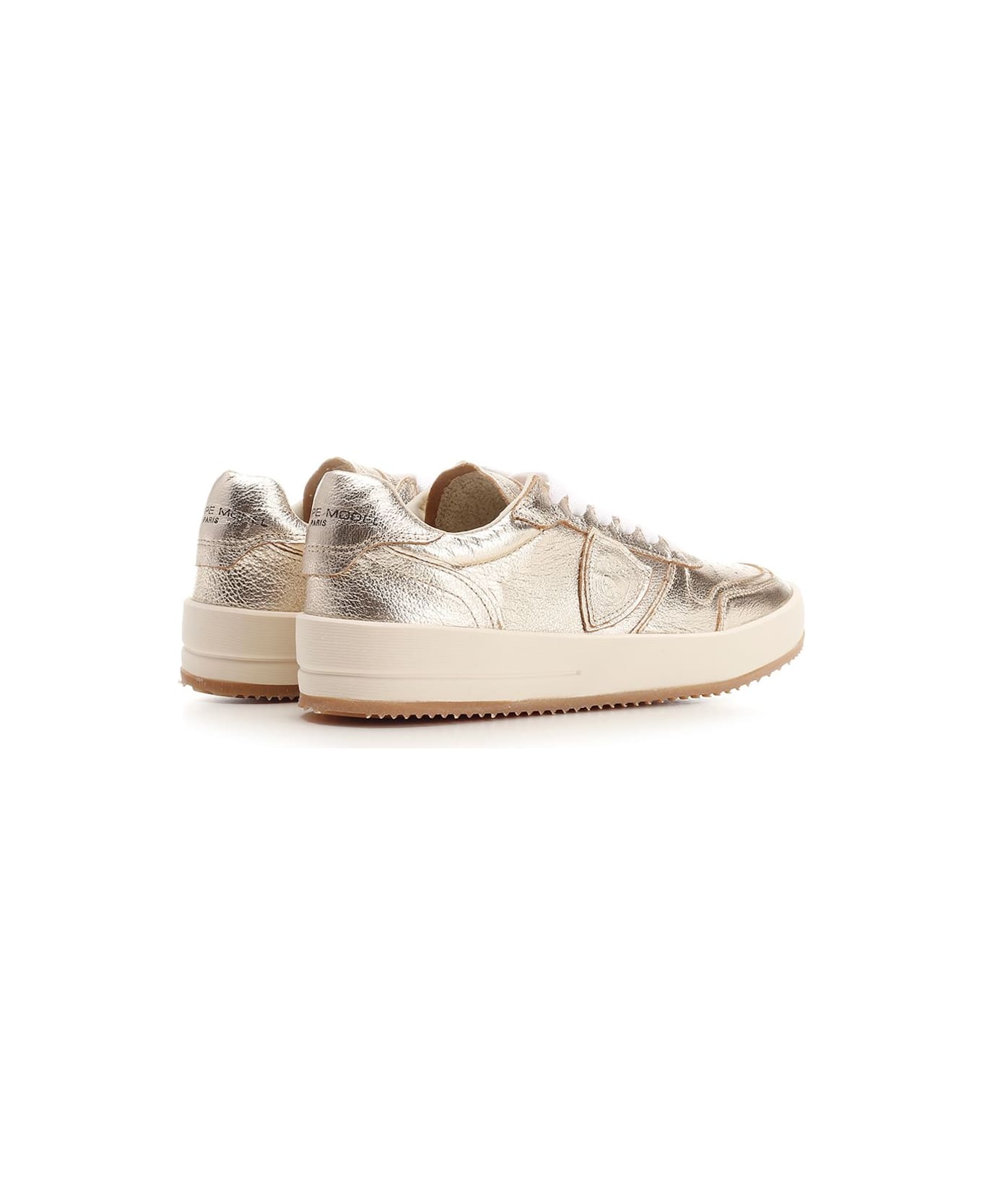 Philippe Model Low-top 'nice' Sneakers - Metal