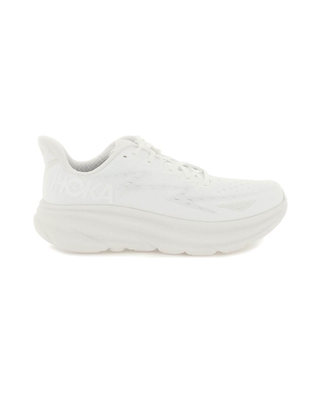 Hoka Clifton 9 Sneakers - WHITE / WHITE (White)