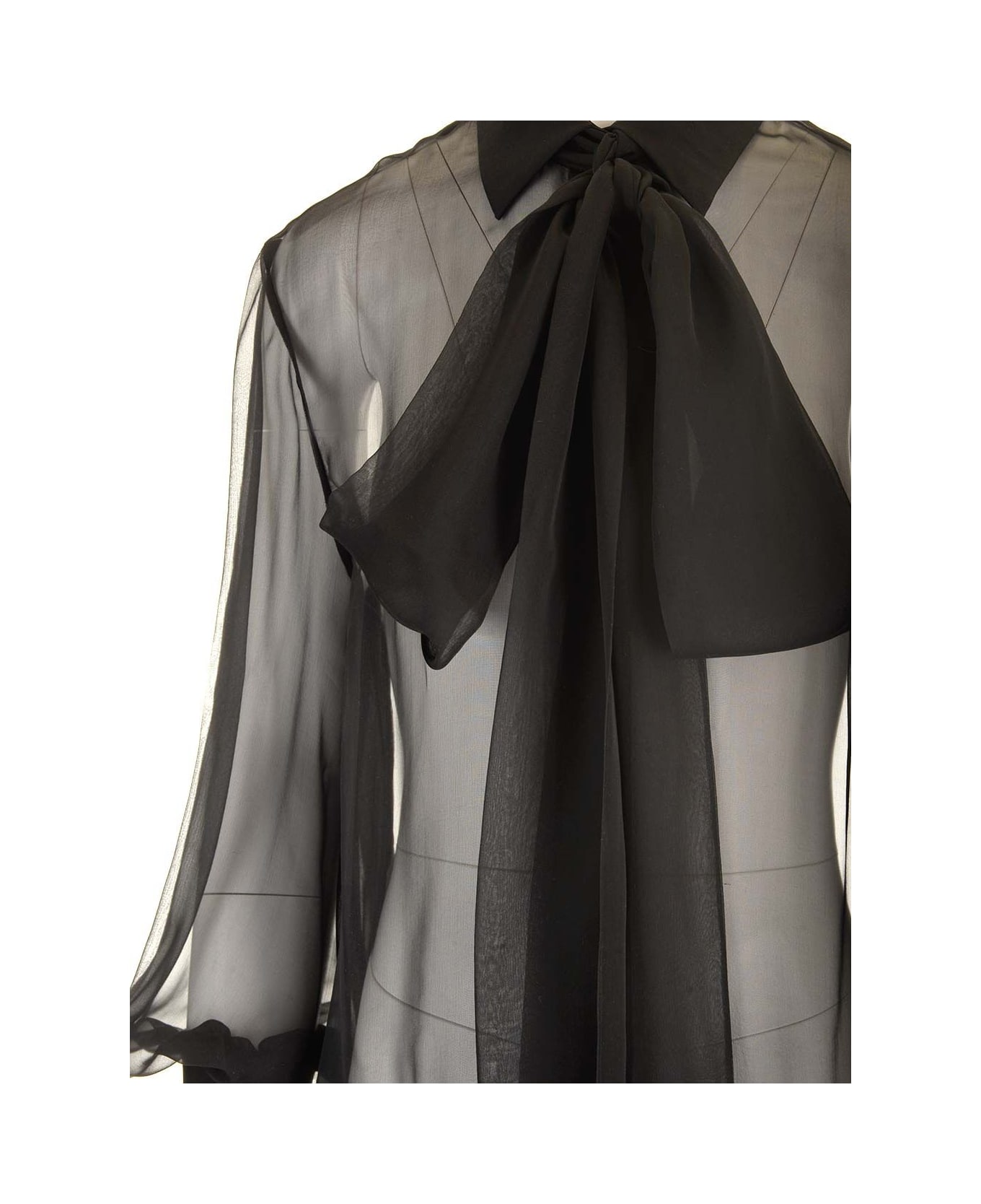 Valentino Garavani Chiffon Blouse - Black