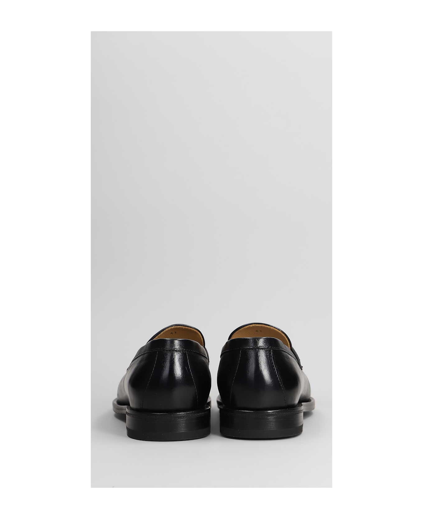 Henderson Baracco Loafers In Black Leather - black
