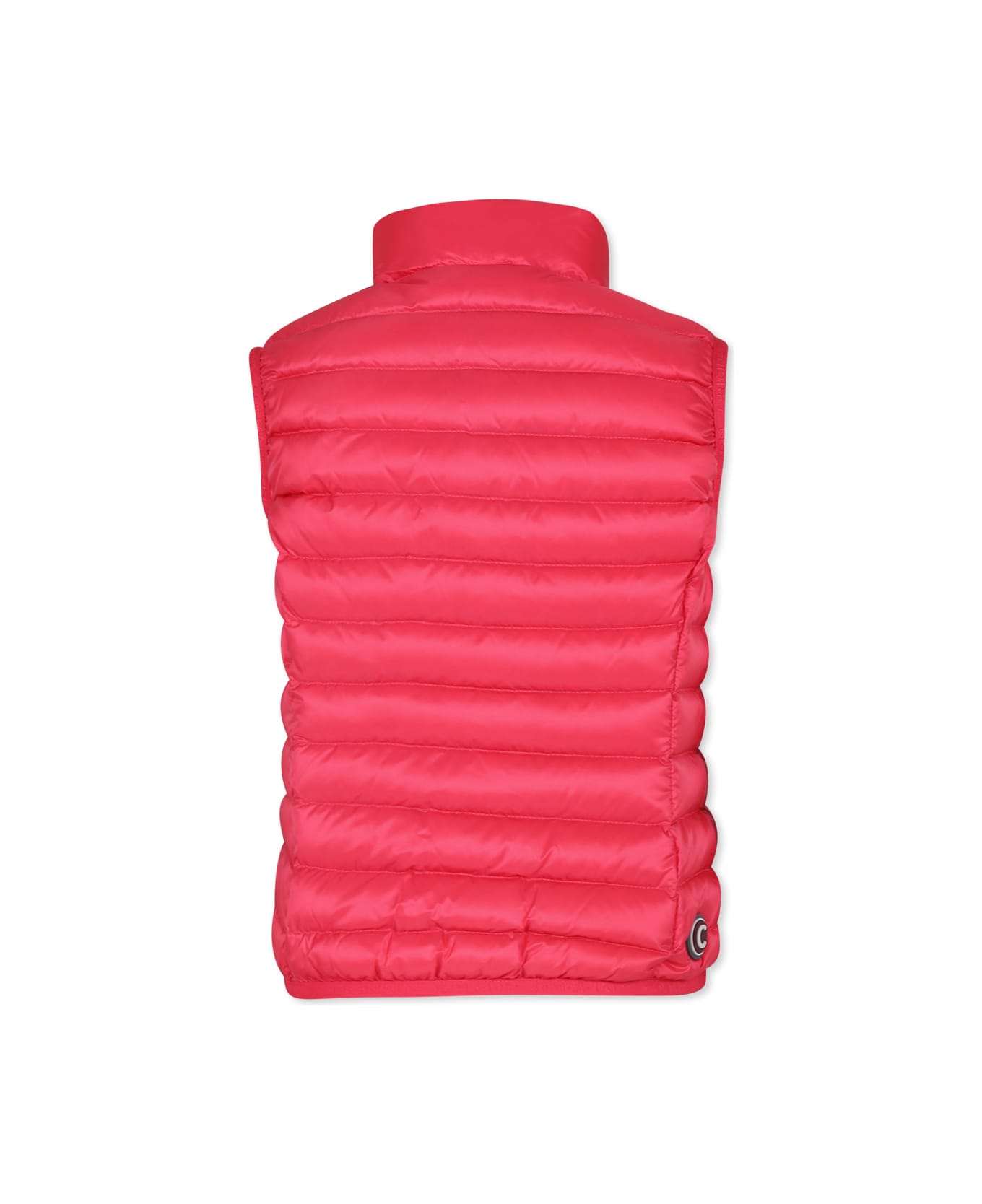 Colmar Pink Vest For Girl With Logo - Pink