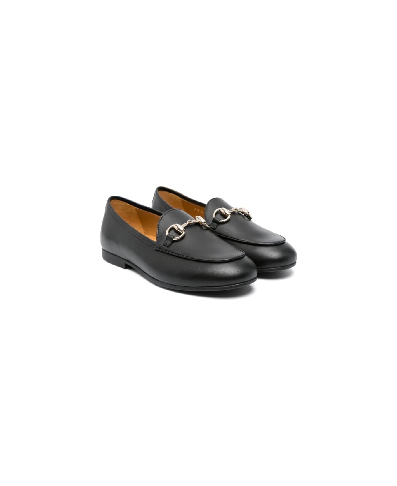 Gucci Black Leather Loafers With Horsebit