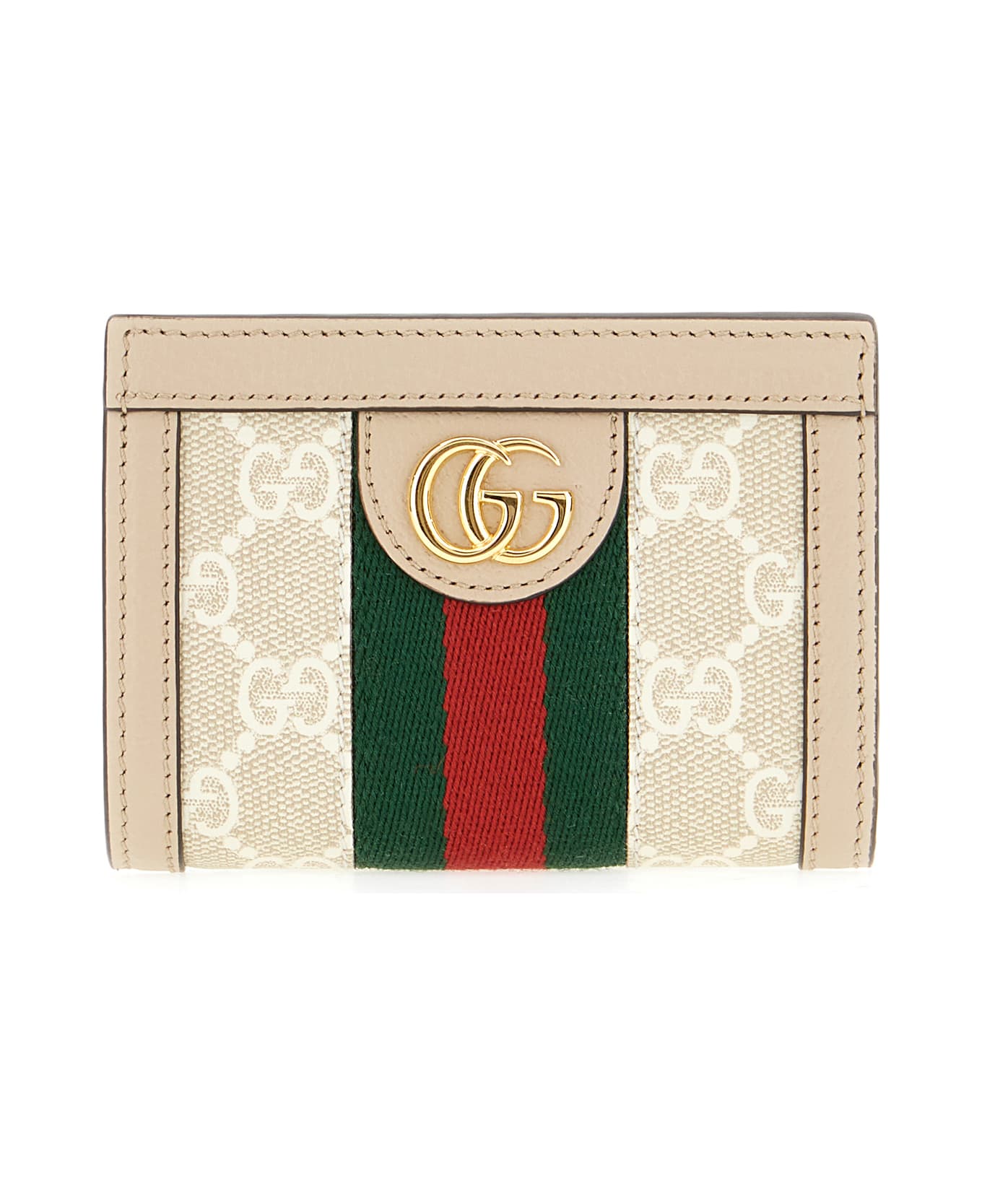 Gucci Gg Supreme Fabric Ophidia Wallet - OATMEL