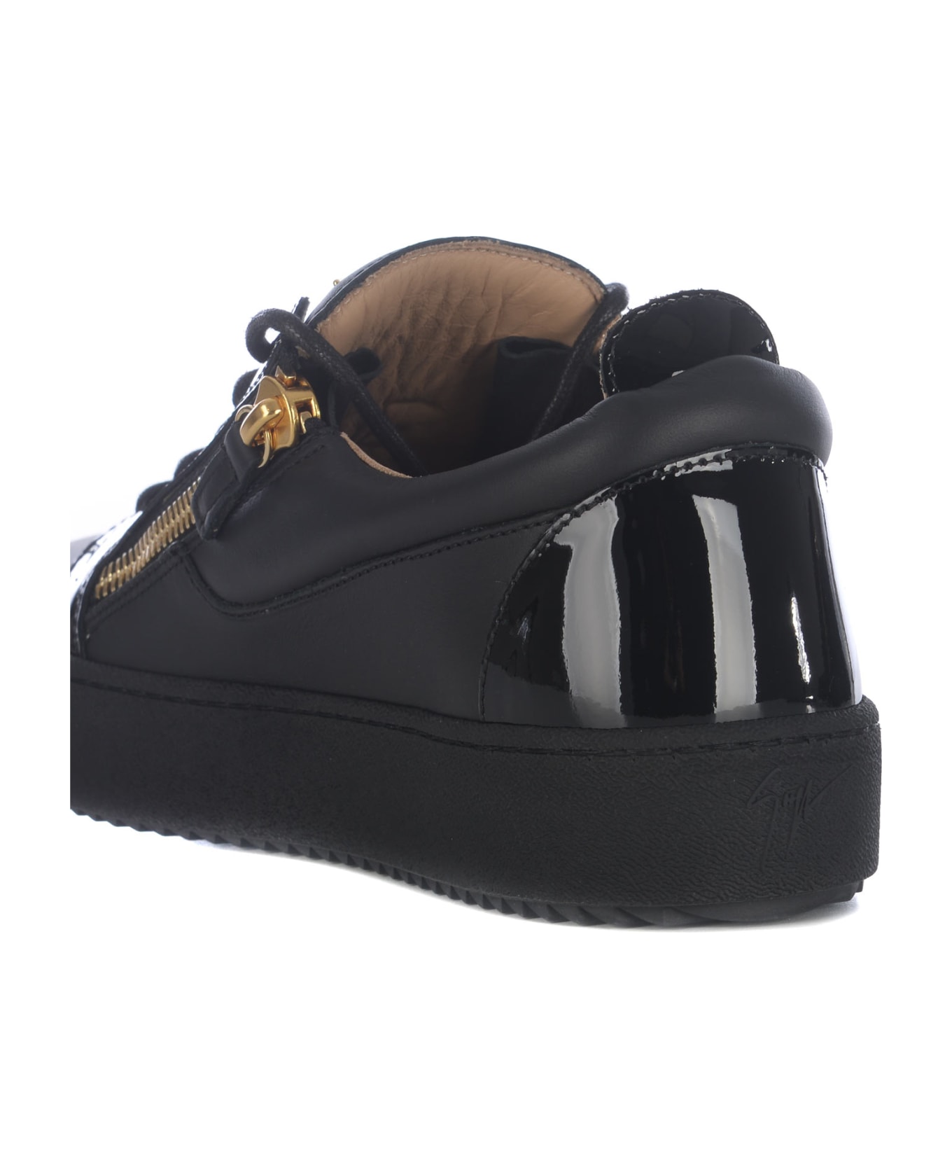 Giuseppe Zanotti Sneakers Giuseppe Zanotti "frenkie" Made Of Leather - Nero