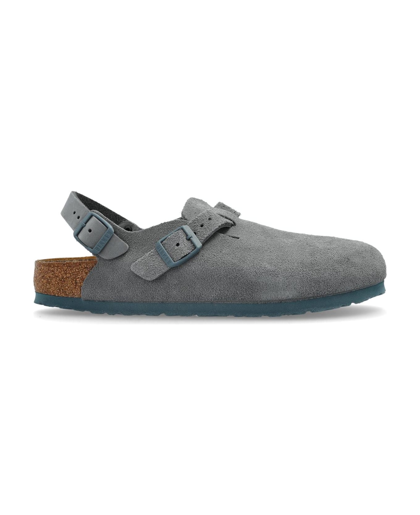 Birkenstock 'tokio Ii Suede' Shoes - GREY