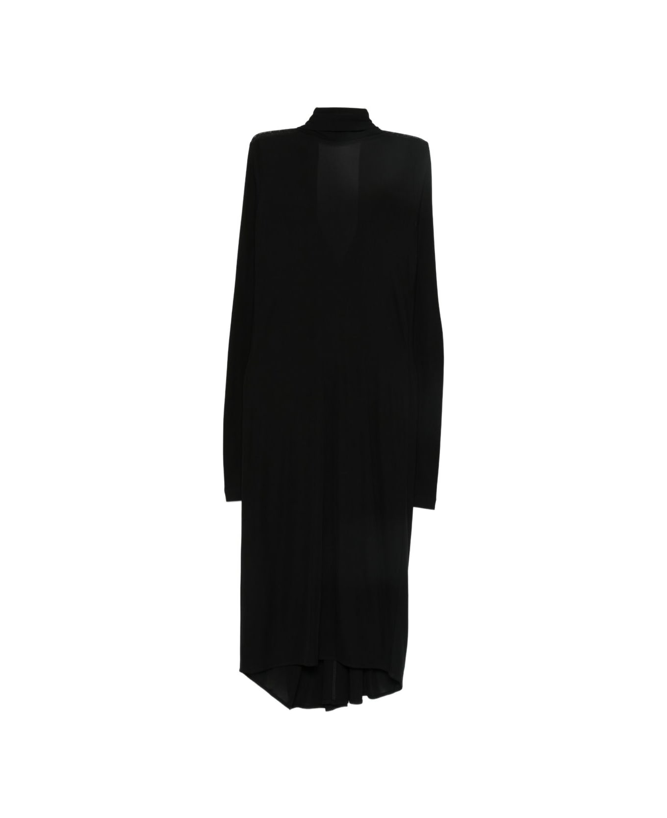 Totême Long Cape Dress - Black