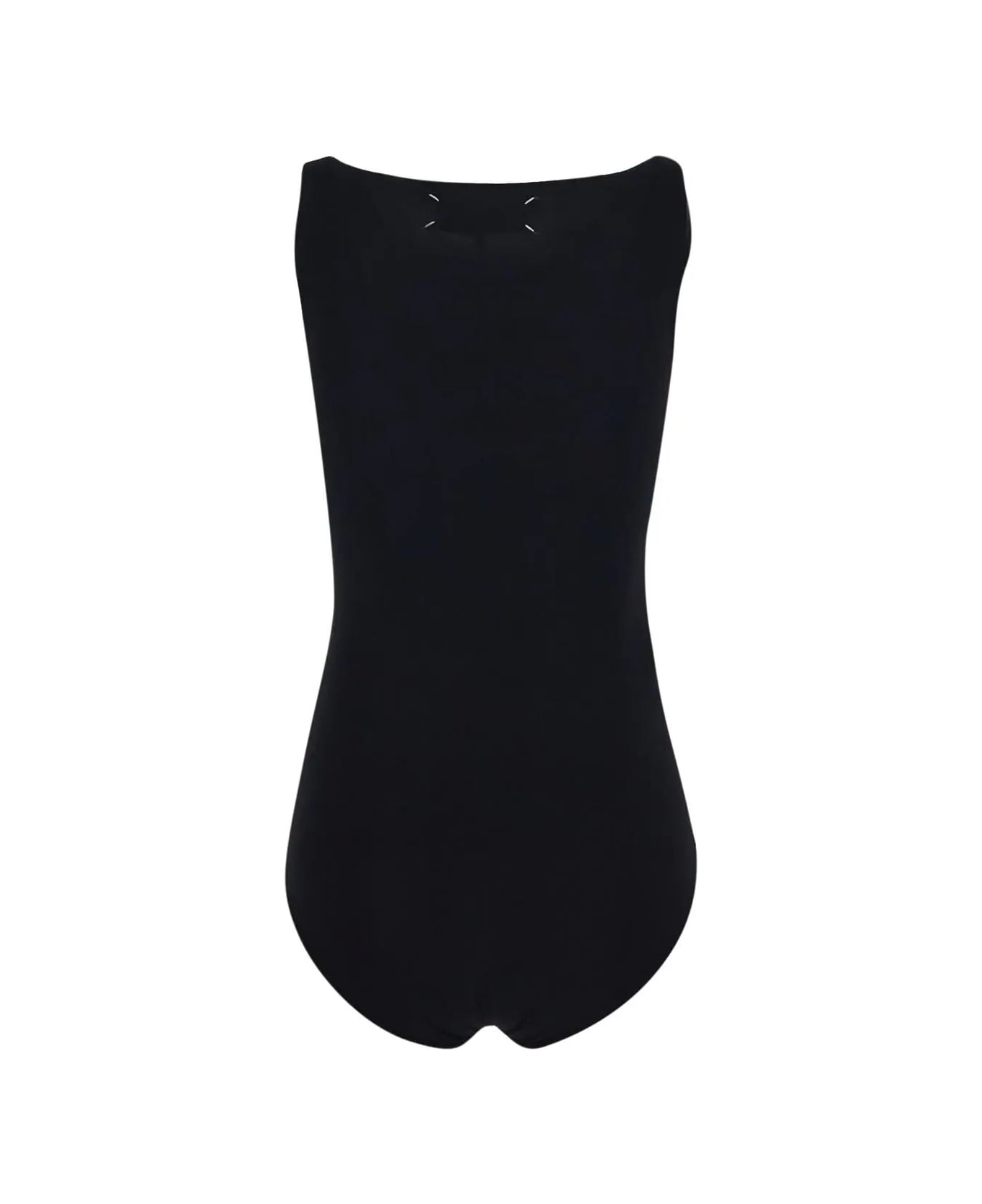 Maison Margiela Technical Jersey Bodysuit - Black