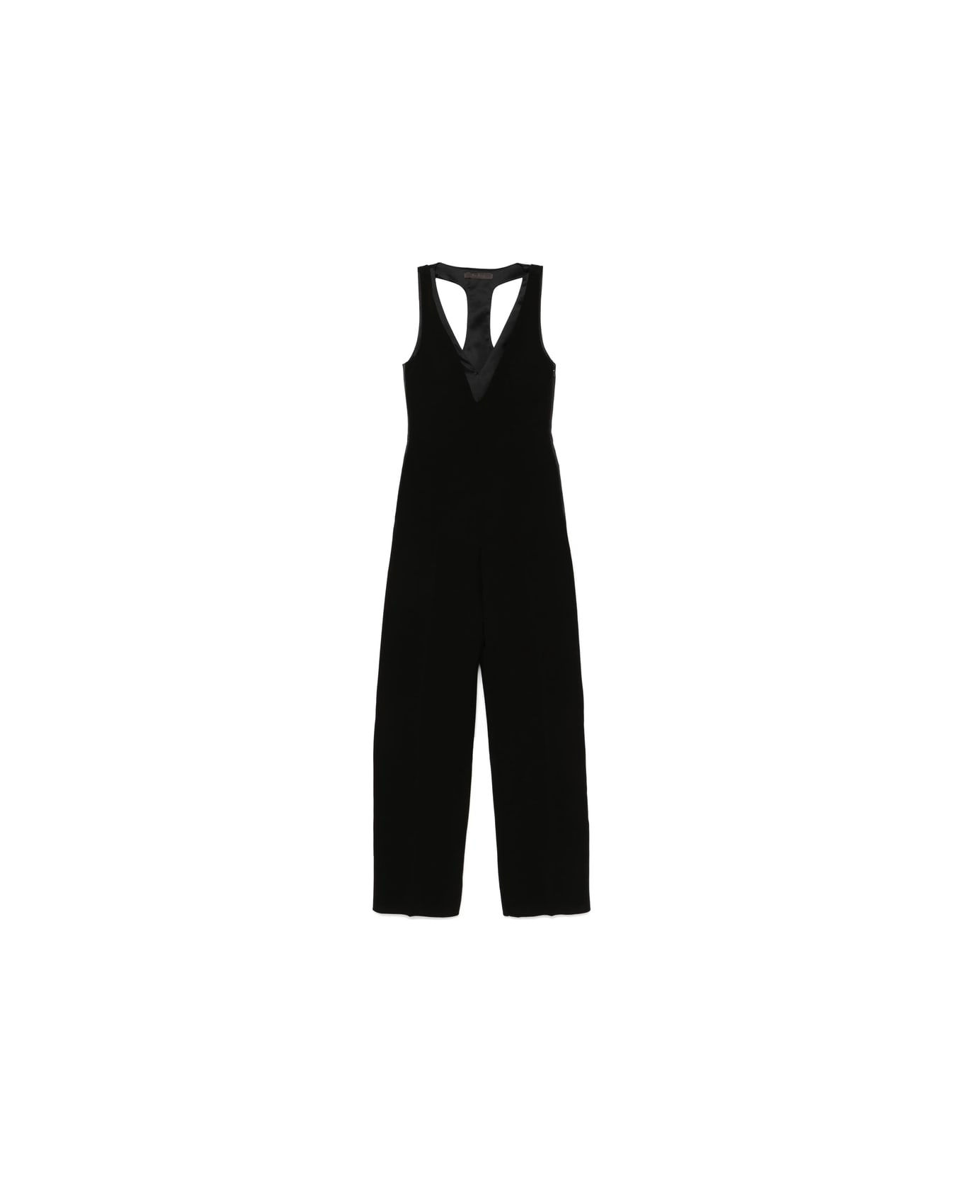 Max Mara Pianoforte Jumpsuit - BLACK