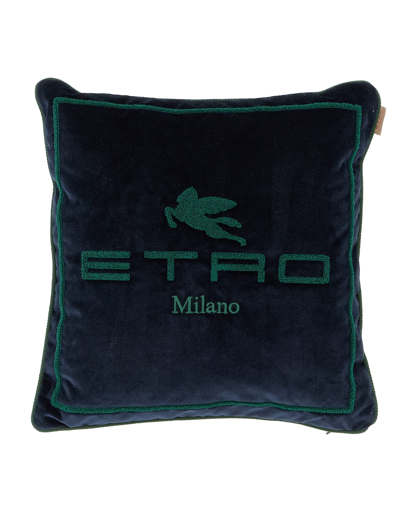 Etro Spunga Logo Cushion - Multicolor