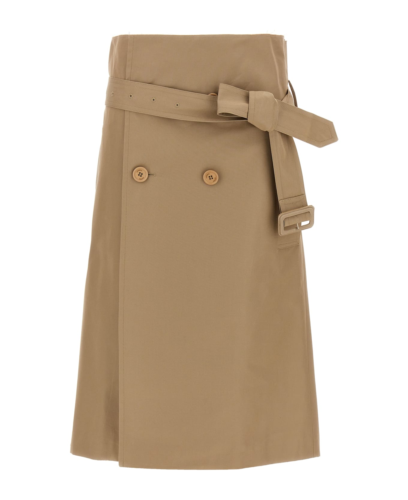 VETEMENTS 
deconstructed Trenchcoat
 Skirt - Beige