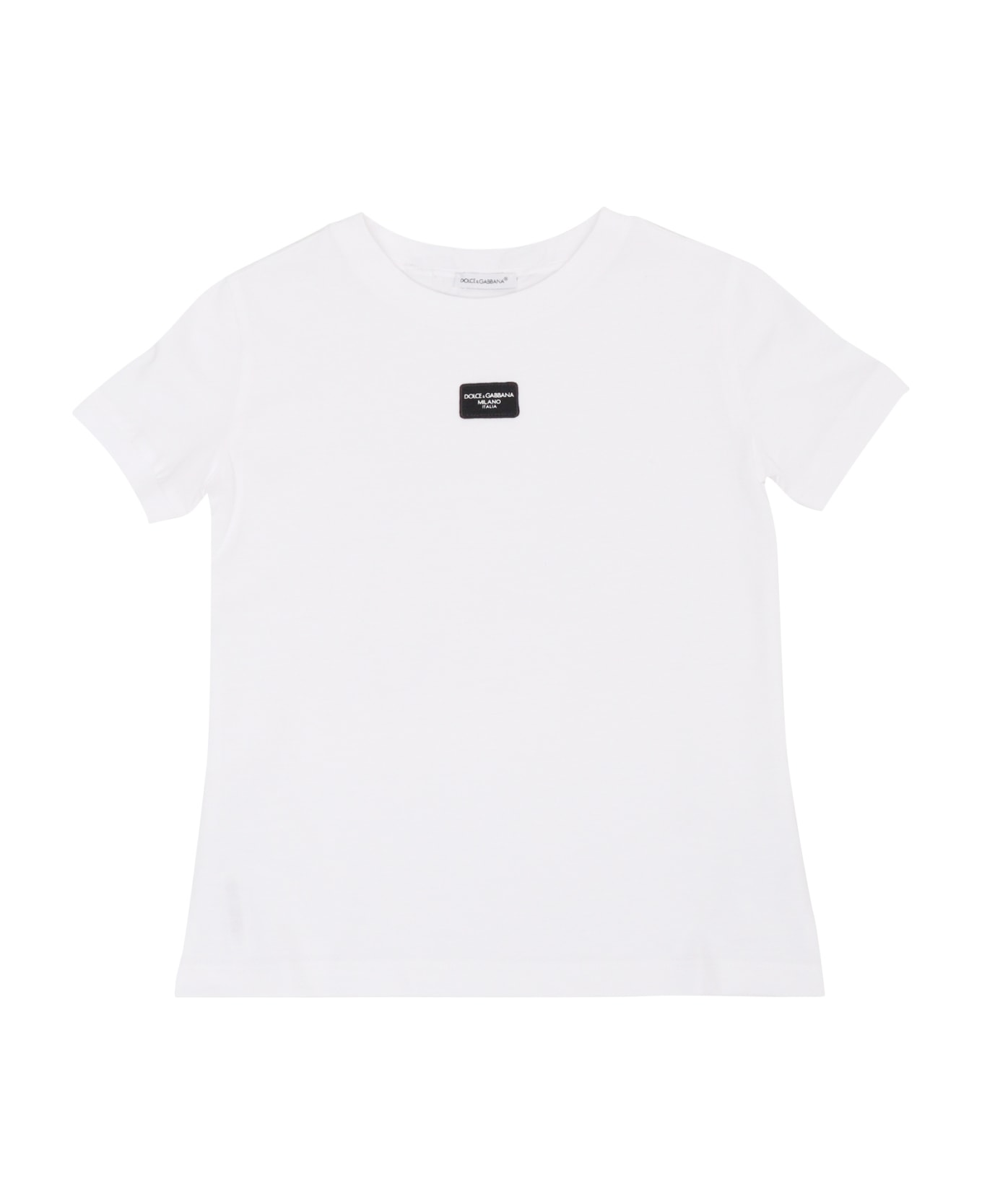 Dolce & Gabbana Crop-top T-shirt - WHITE