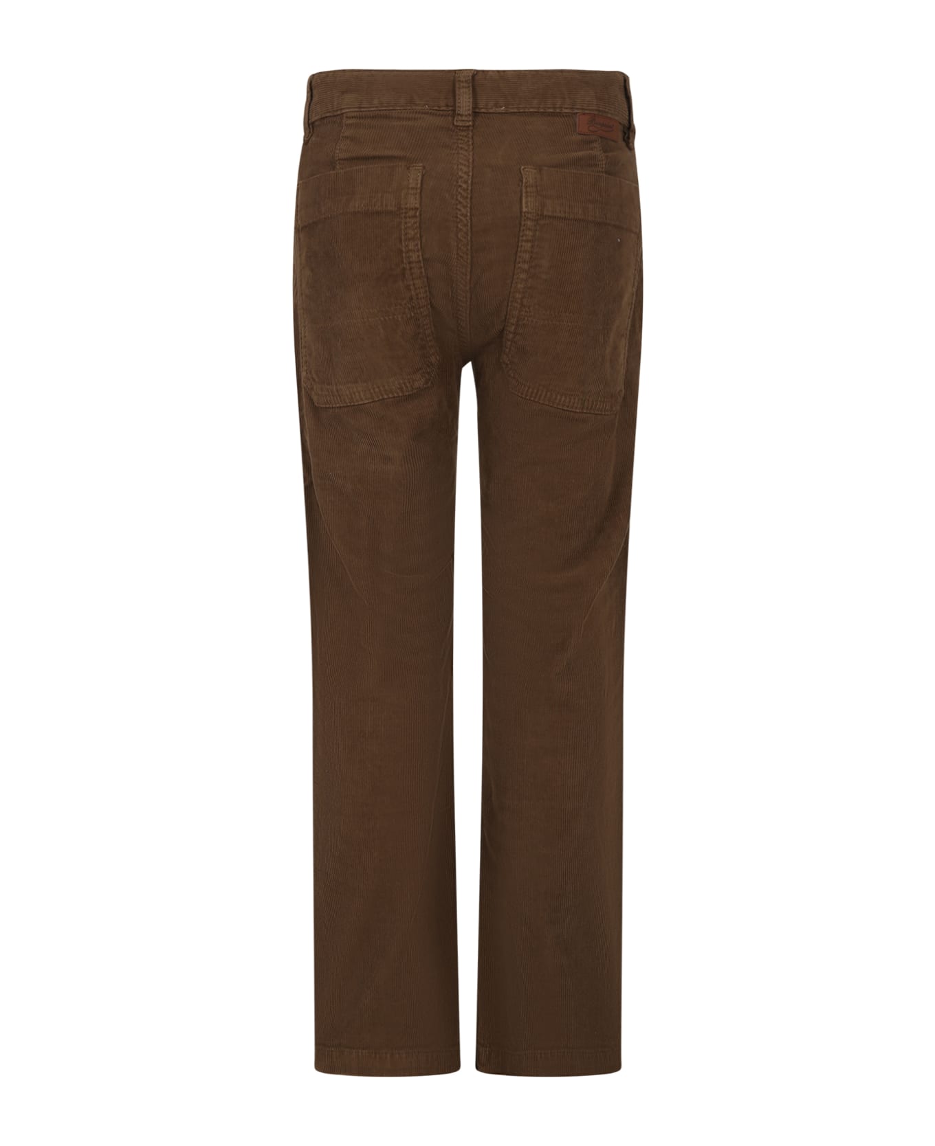 Bonpoint Brown Trousers For Boy With Logo - Brown