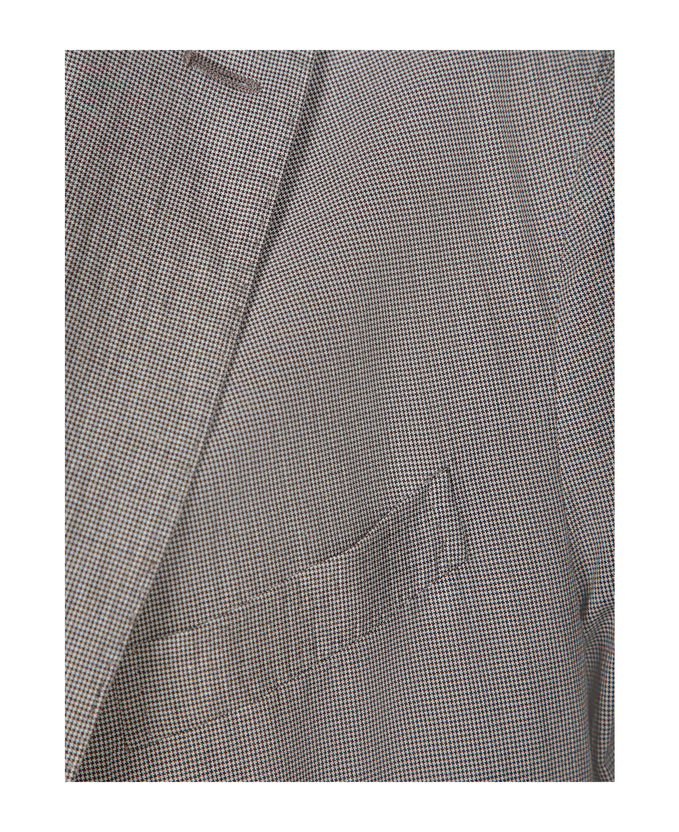 Boglioli White/beige Seersucker Jacket - Beige