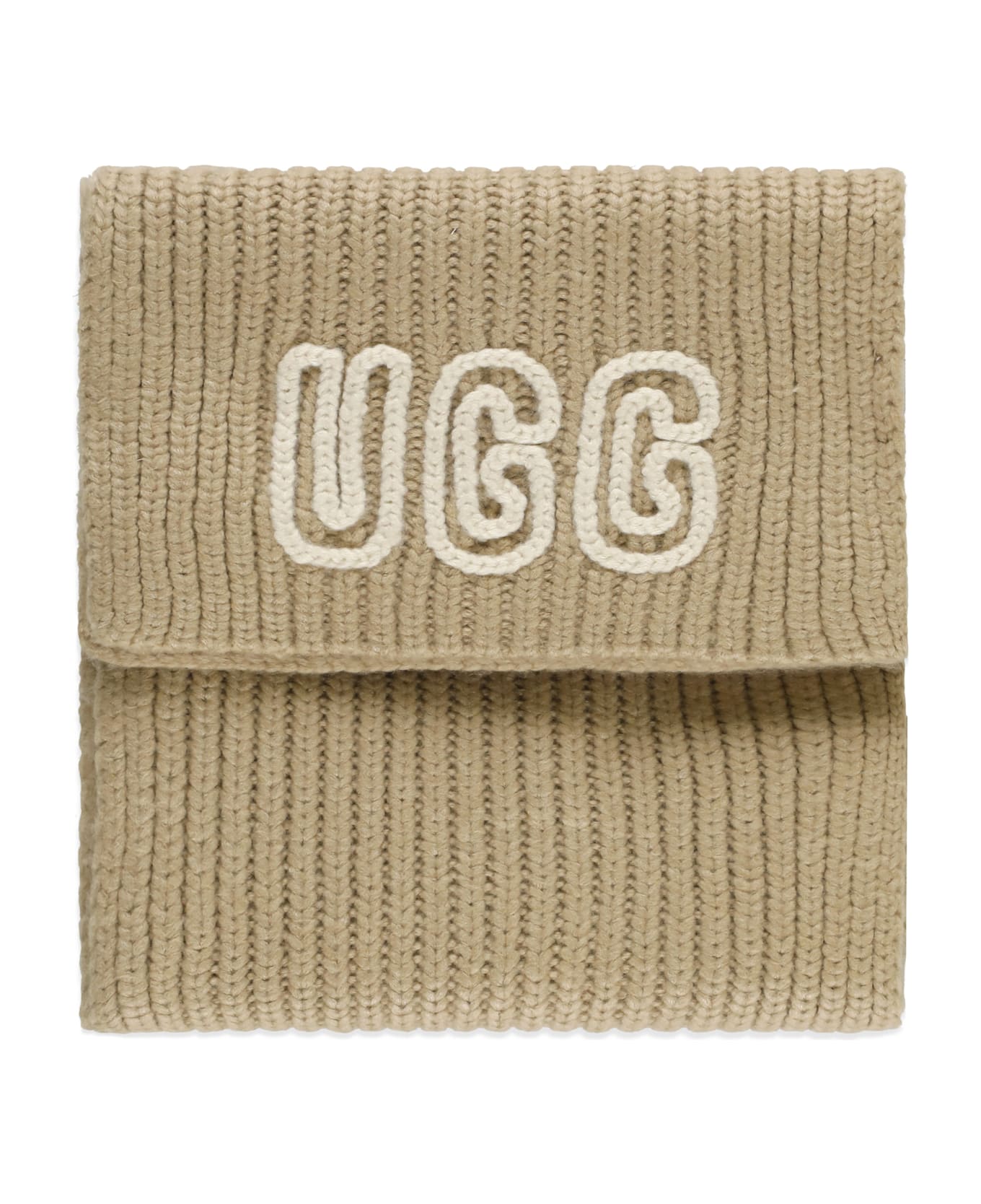UGG Scarf With Logo - Beige