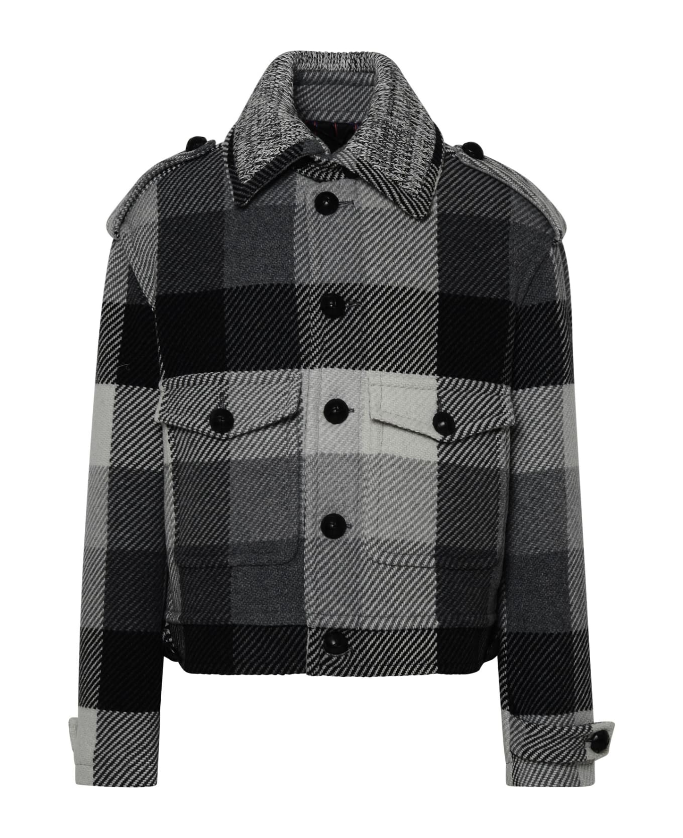 Etro Gray Wool Jacket - Grey
